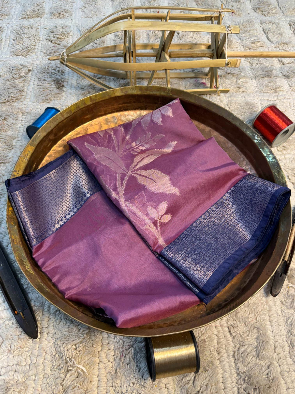 Eccentric zari weave Softsilk Banarasi Saree