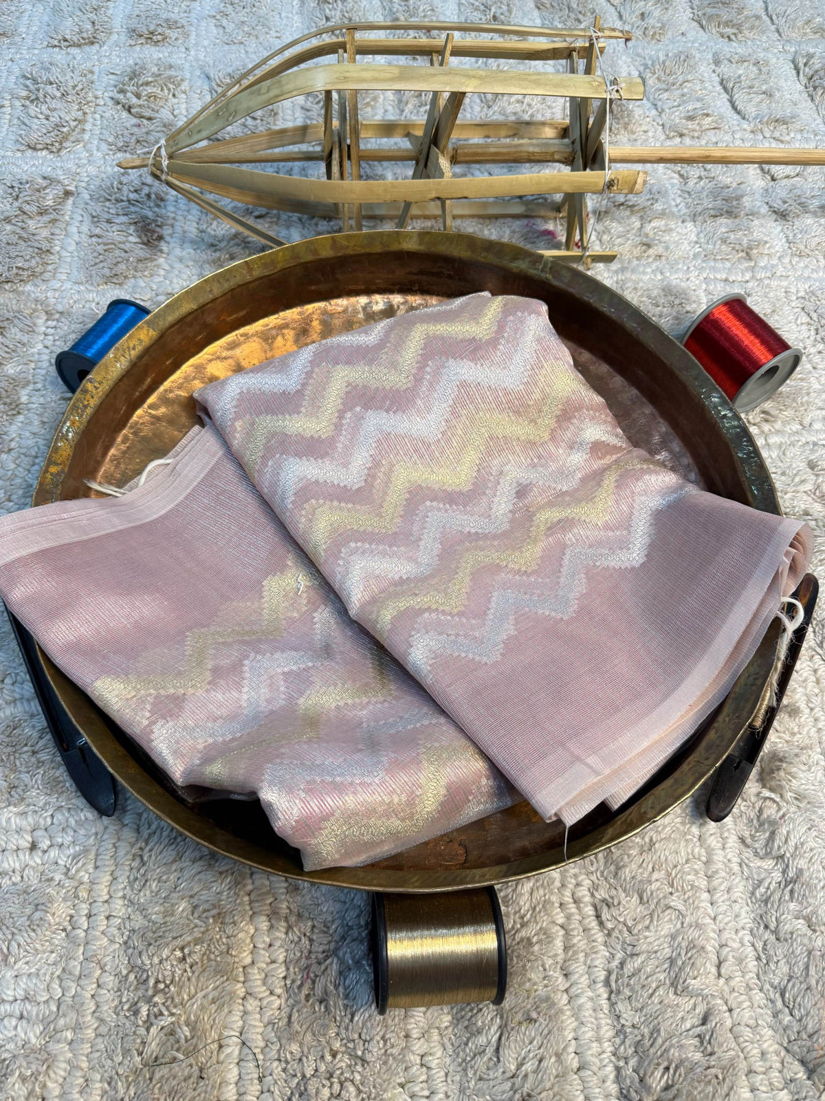 Eccentric zari weave Softsilk Banarasi Saree