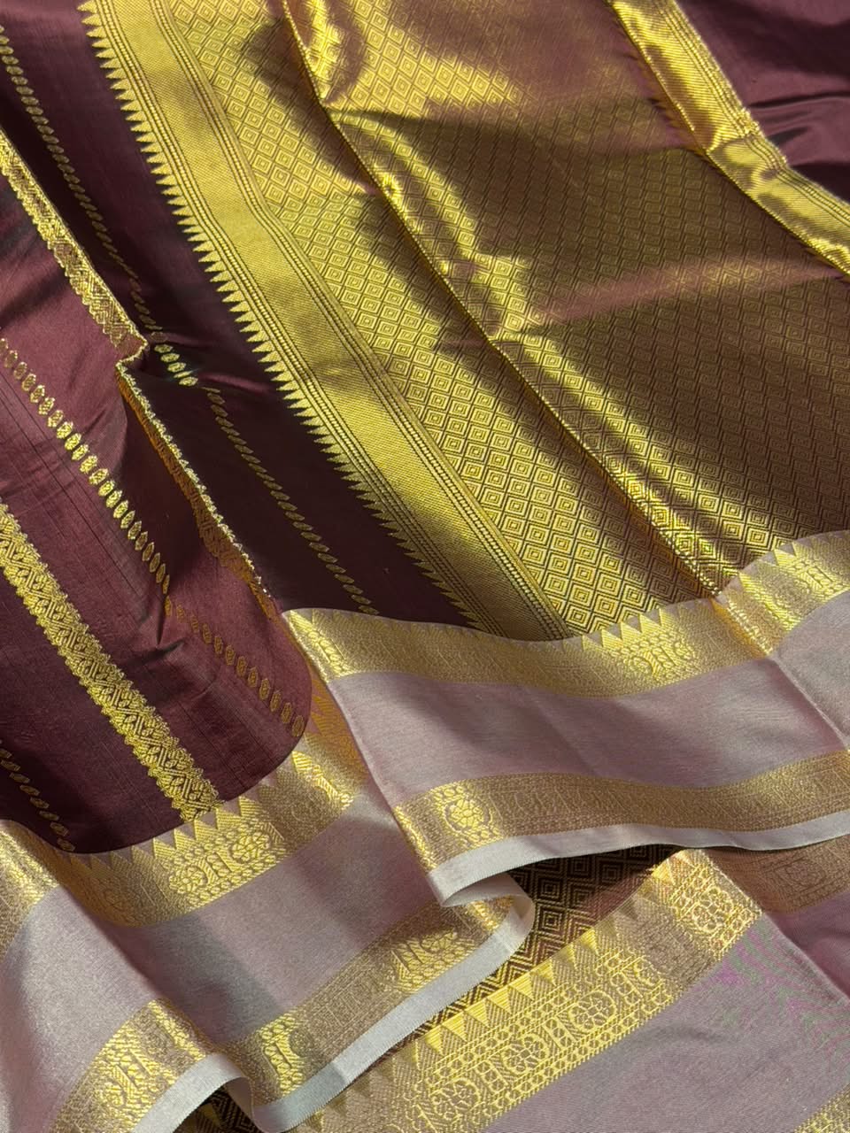 Rare Wine Heritage Banarasi silk Saree