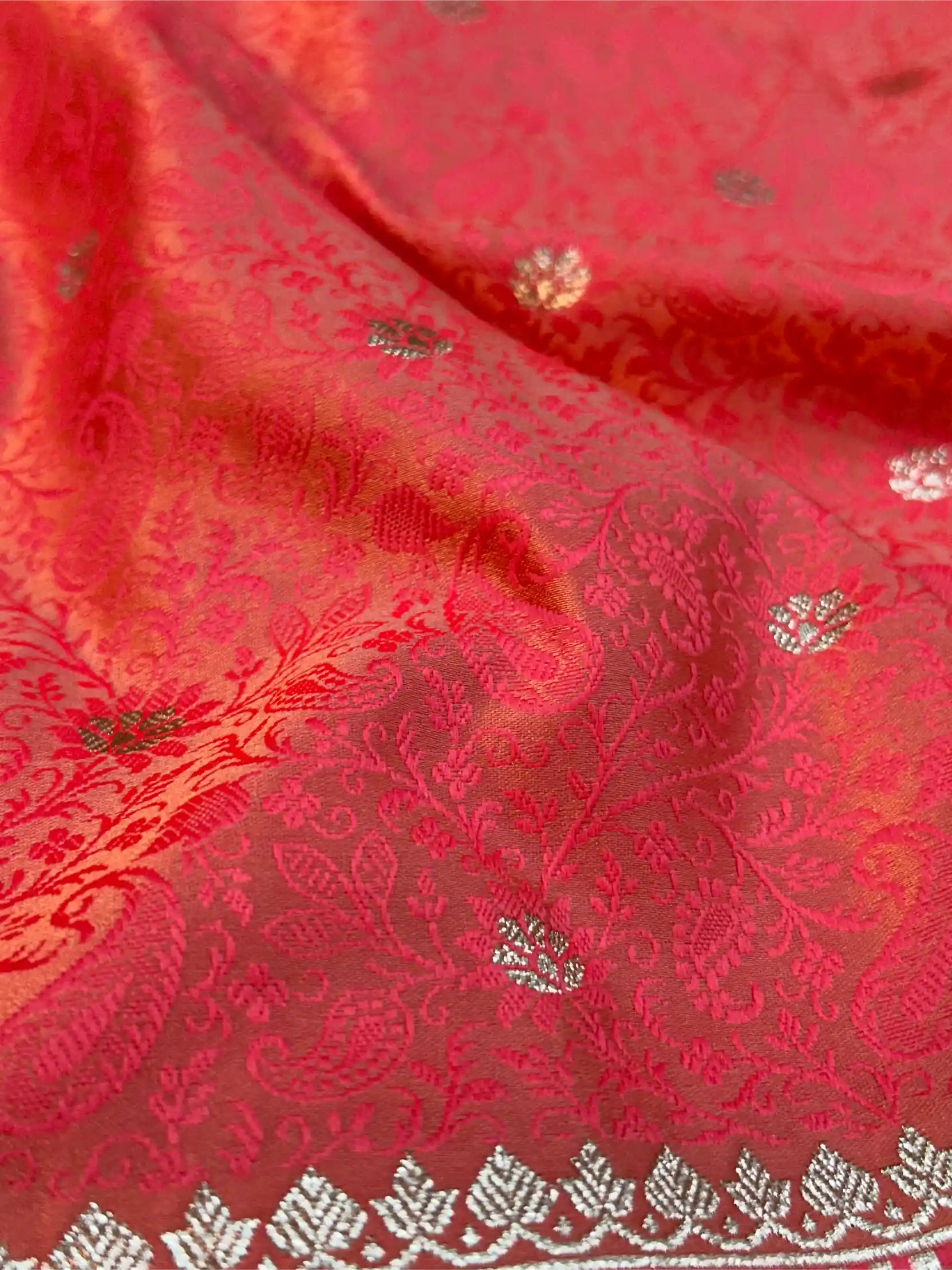 Baby Pink Intricate Mashru Katan Silk Tanchoi Banarasi Saree