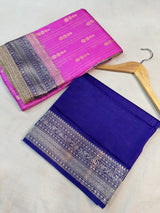 Barbie Pink Eccentric Chiniya Silk Designer Banarasi Saree