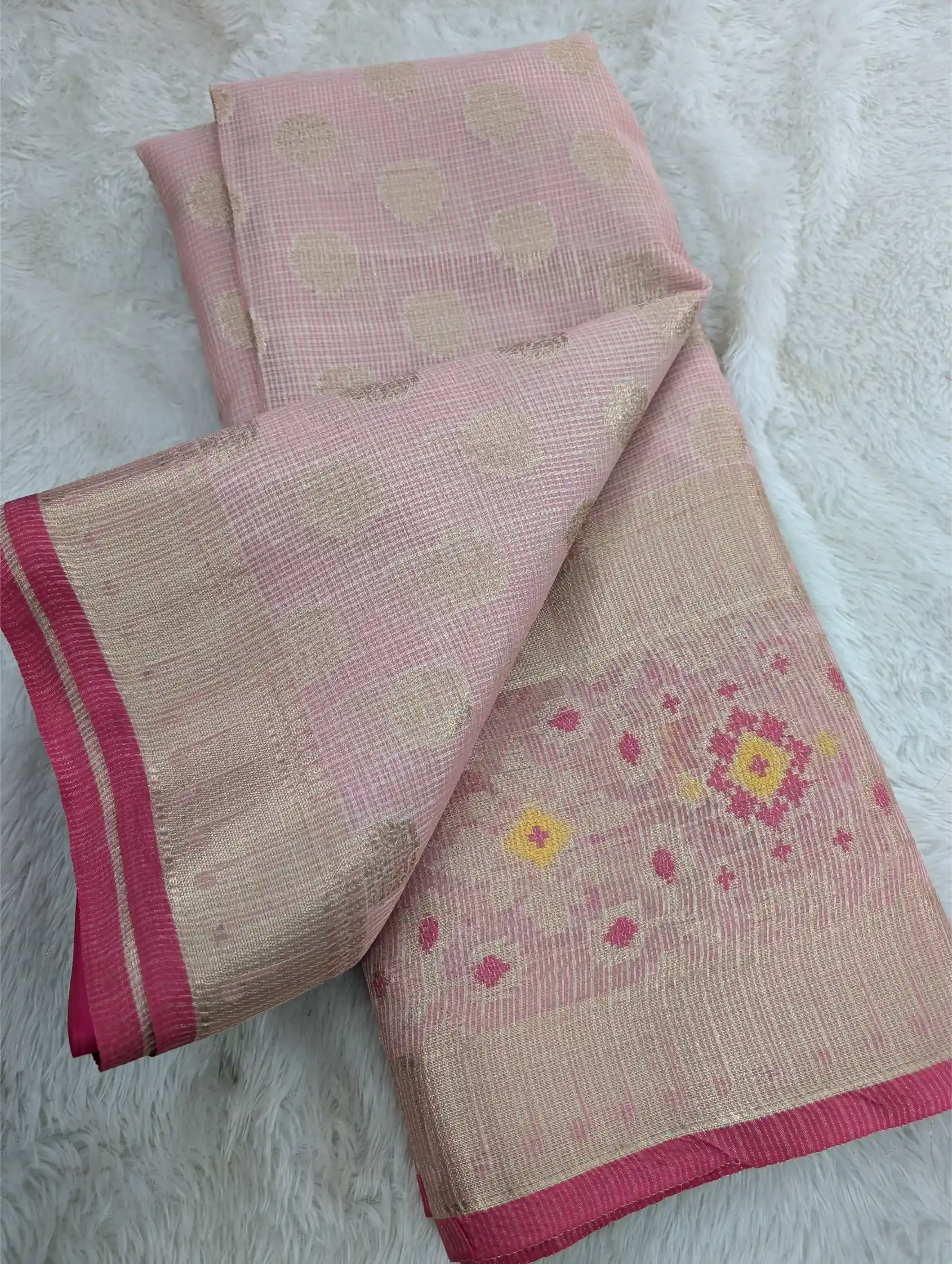 Beautiful Soft Silk Meenakari Weave Banarasi Saree