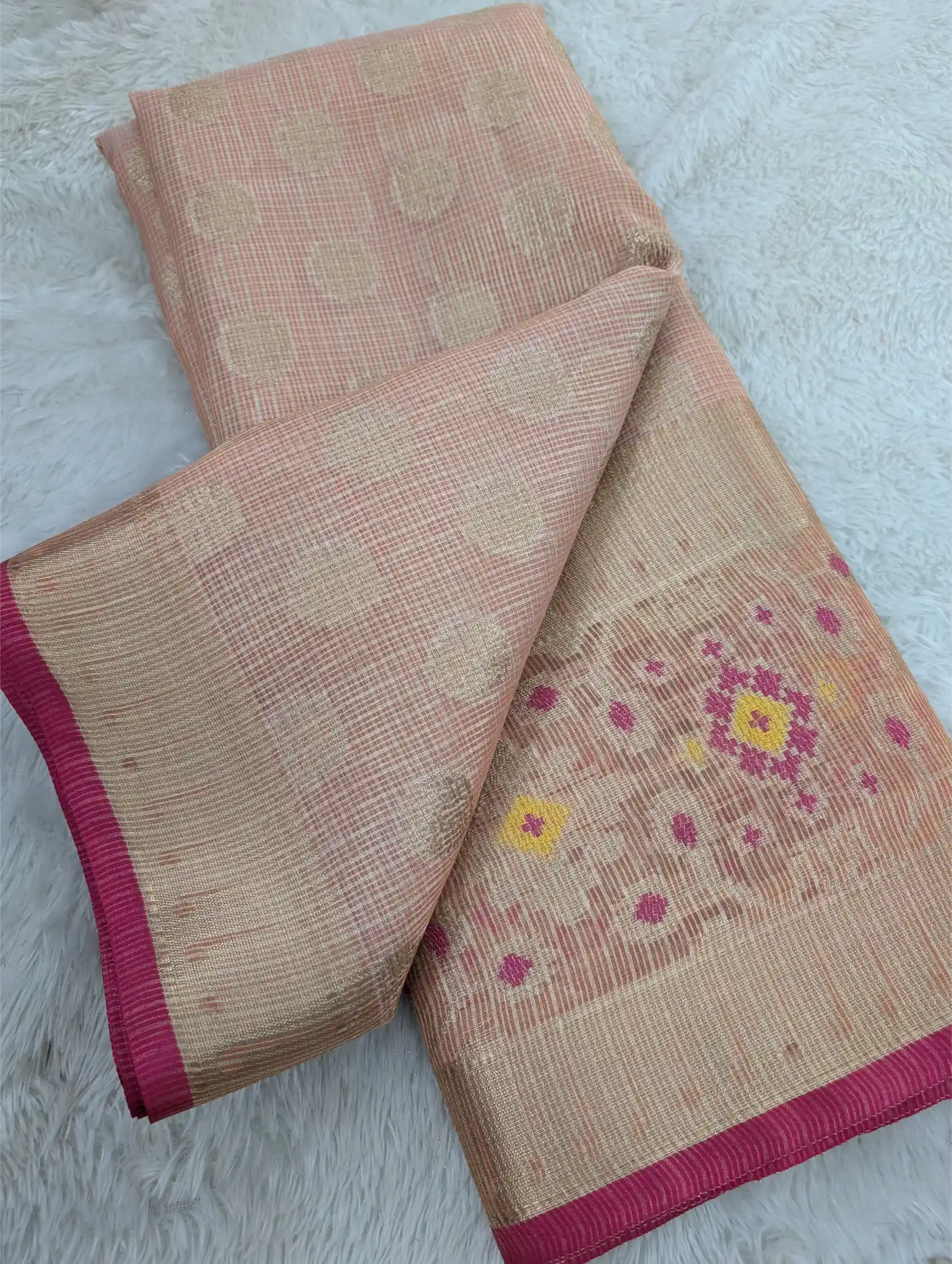 Beautiful Soft Silk Meenakari Weave Banarasi Saree