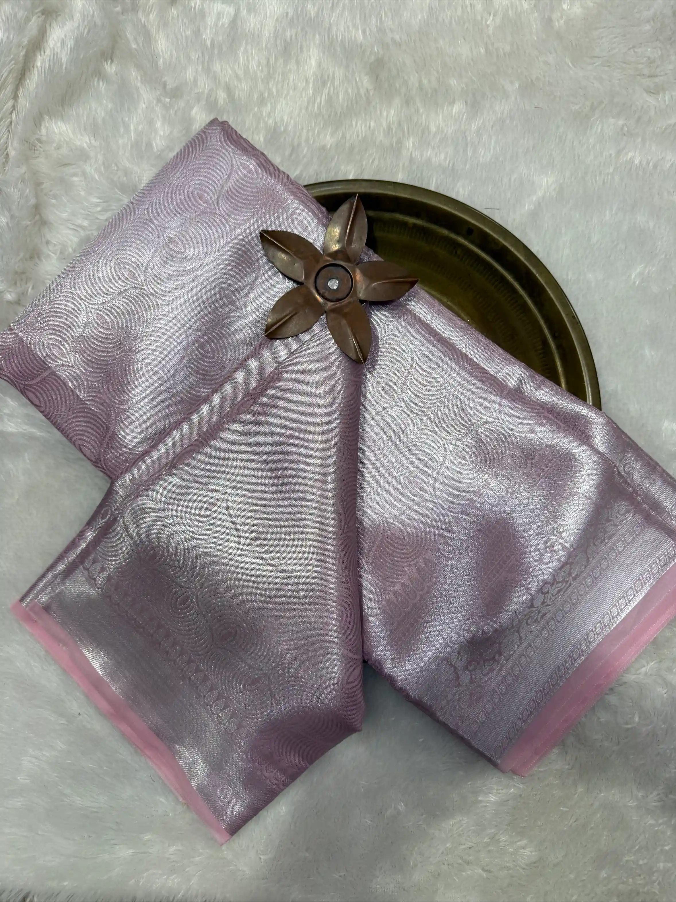 Beautiful Softsilk Embossed Weave Banarasi Saree