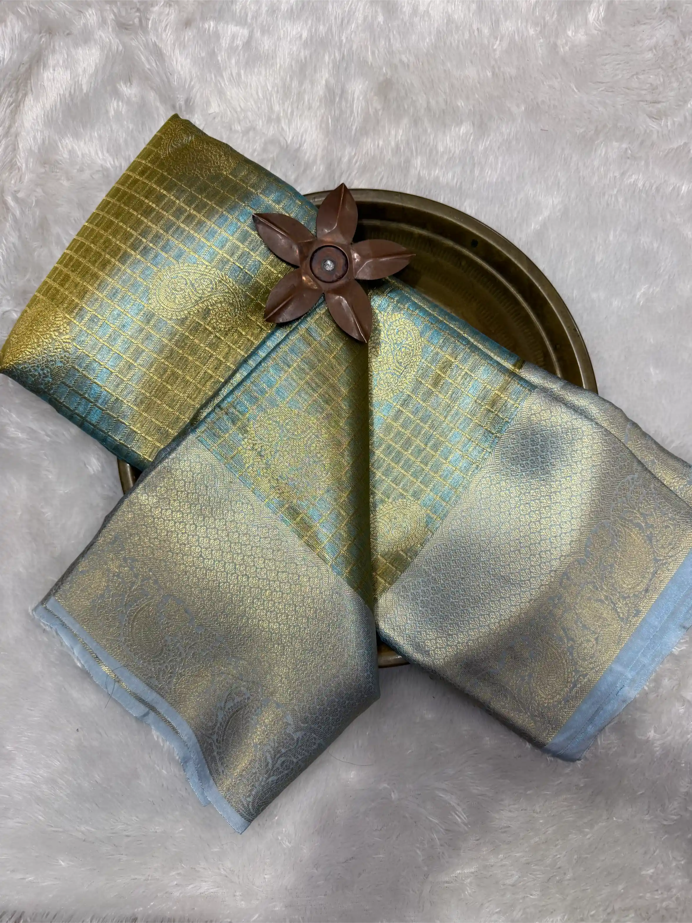 Beautiful Softsilk Embossed Weave Banarasi Saree