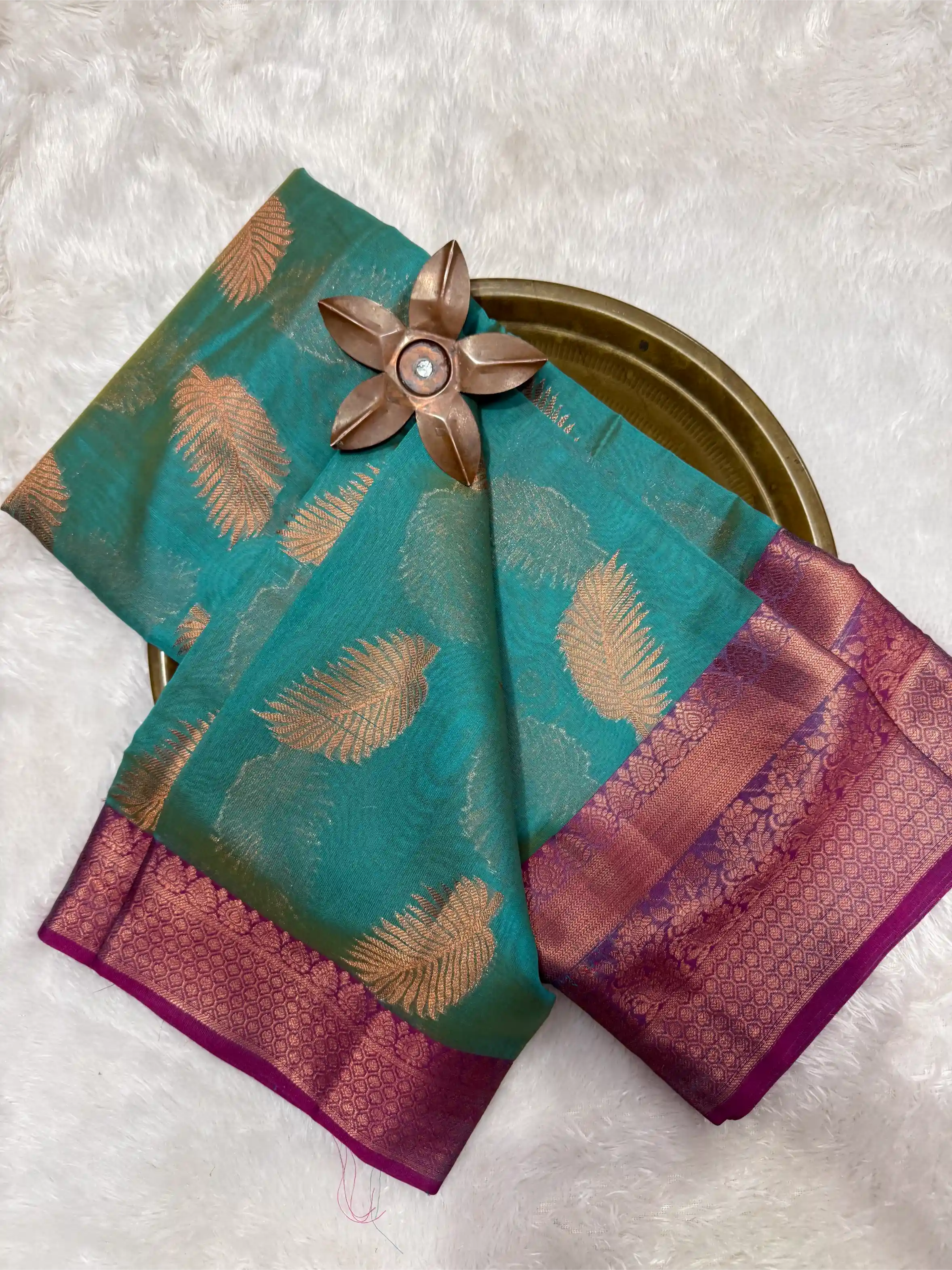 Beautiful Softsilk Embossed Weave Banarasi Saree