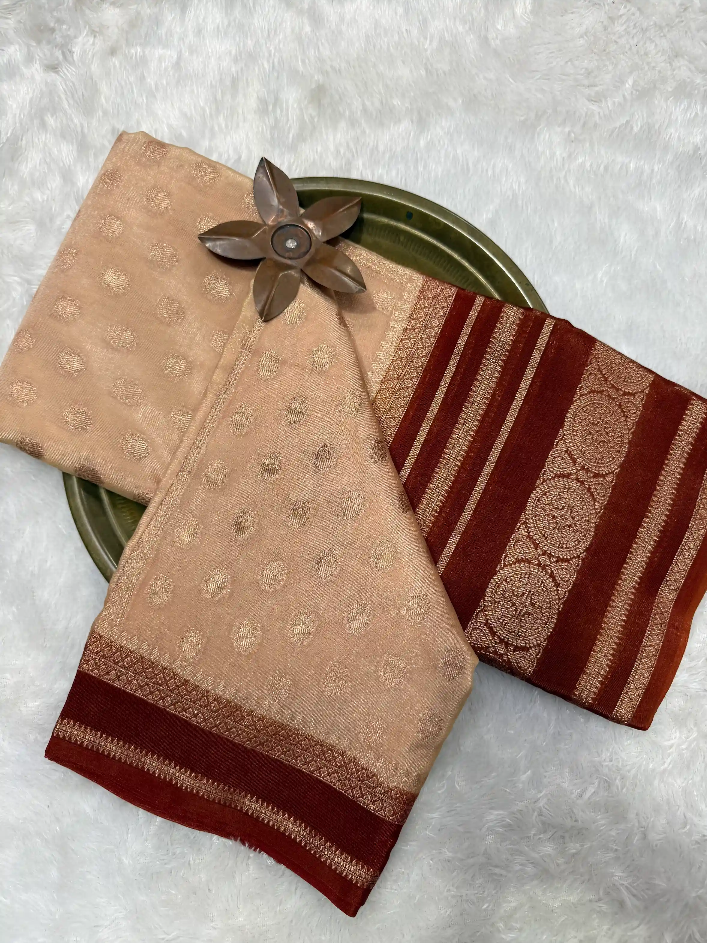 Beautiful Softsilk Embossed Weave Banarasi Saree