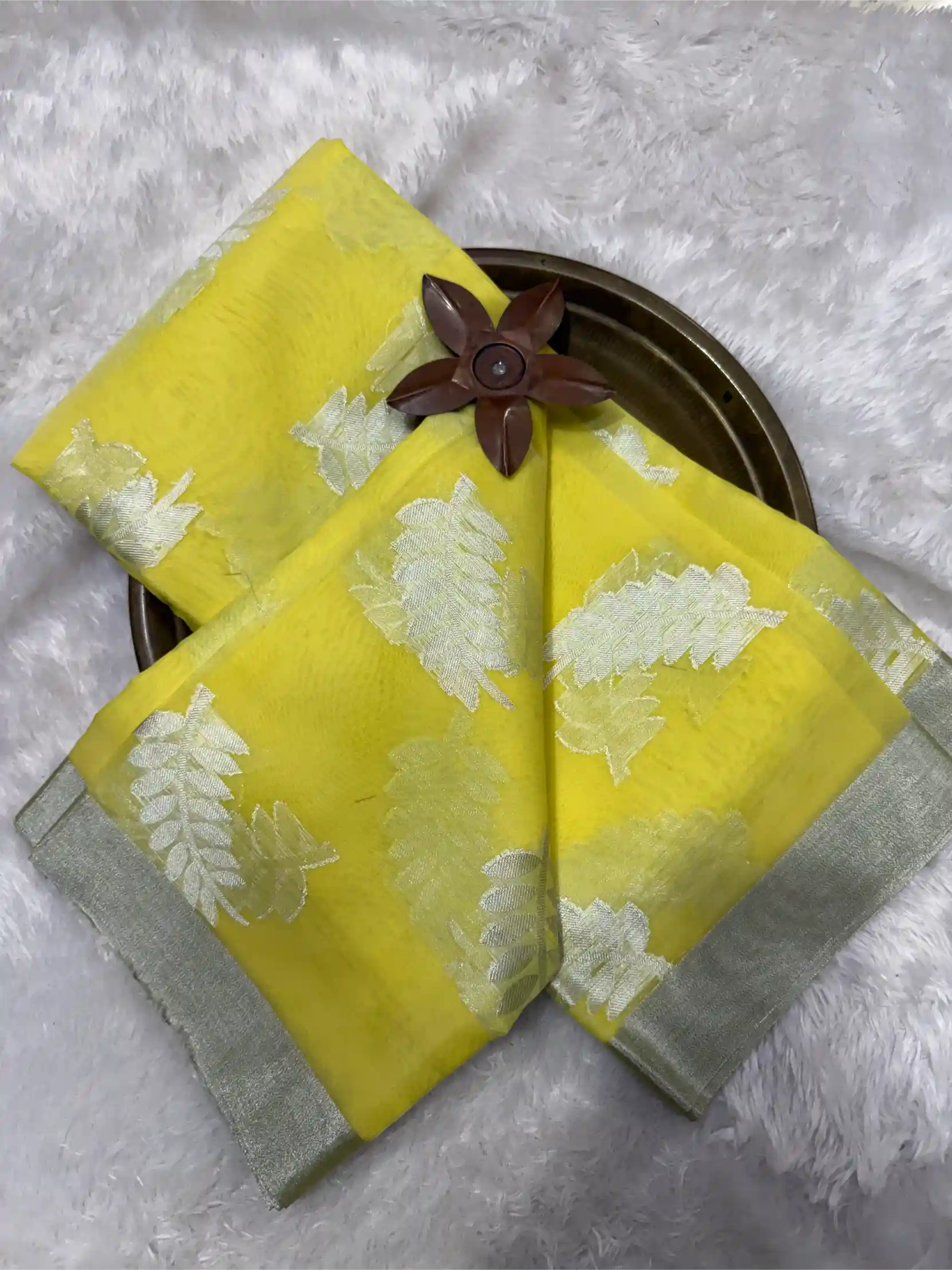 Beautiful Softsilk Embossed Weave Banarasi Saree