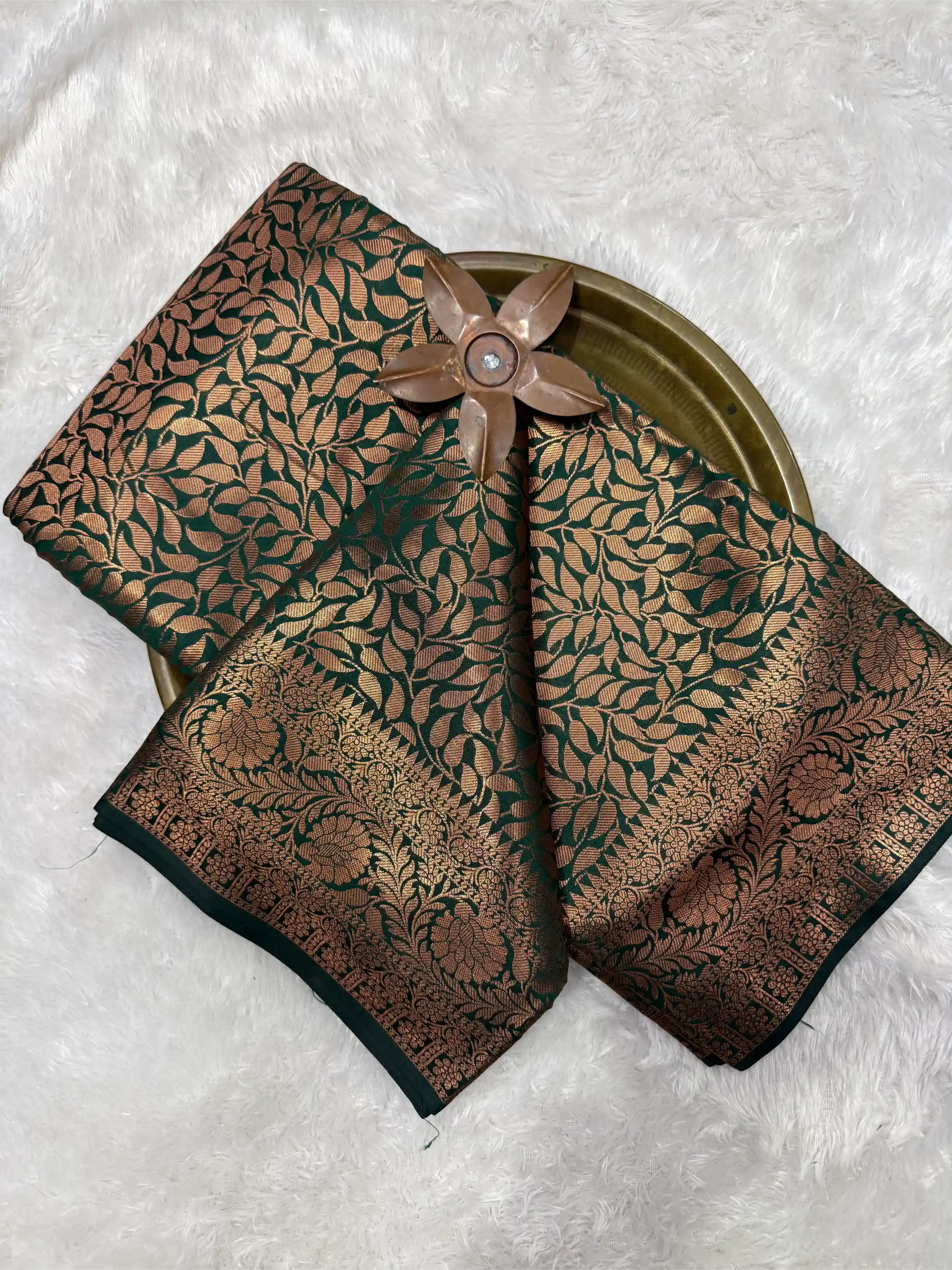 Beautiful Softsilk Embossed Weave Banarasi Saree