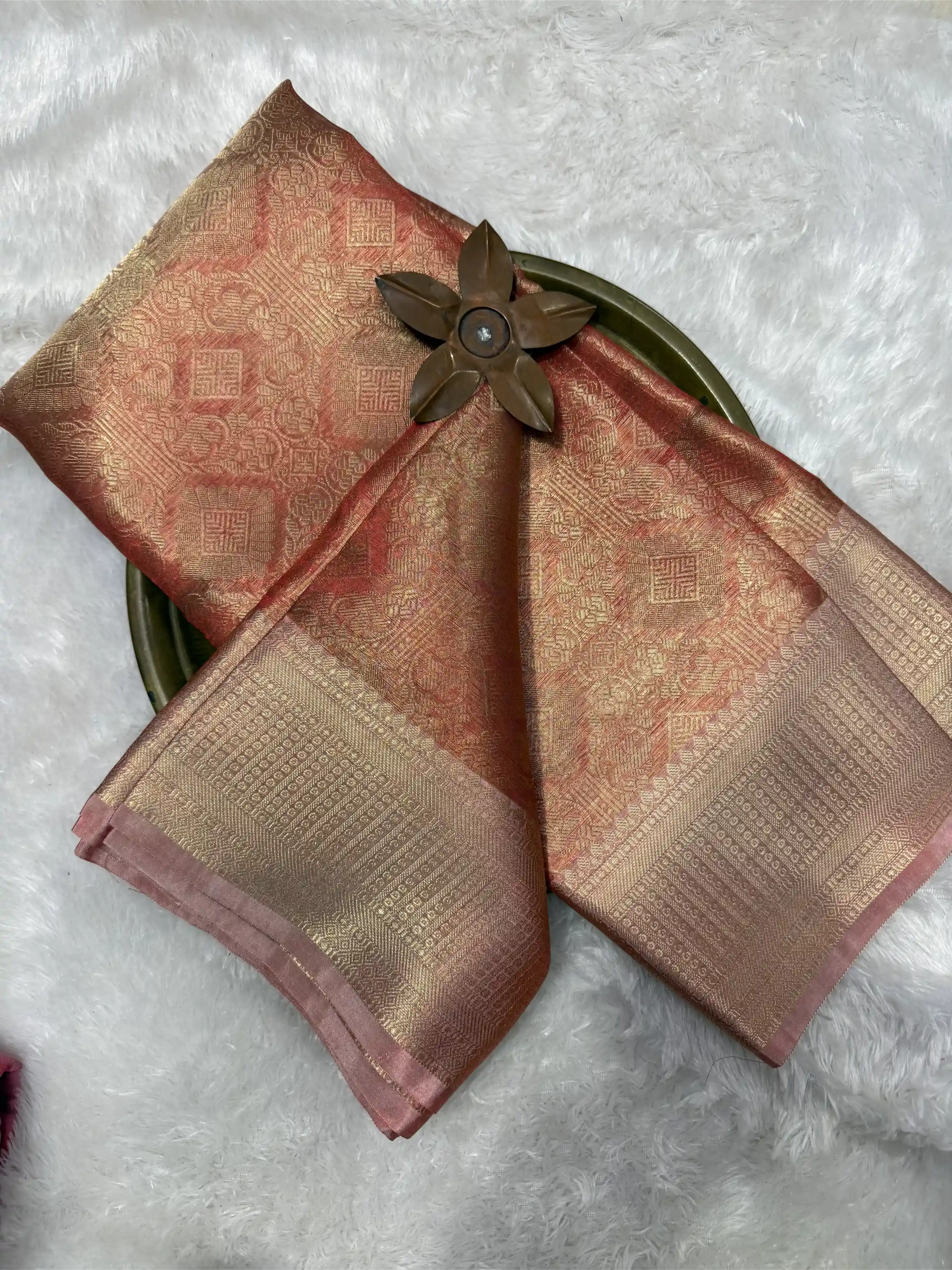 Beautiful Softsilk Embossed Weave Banarasi Saree