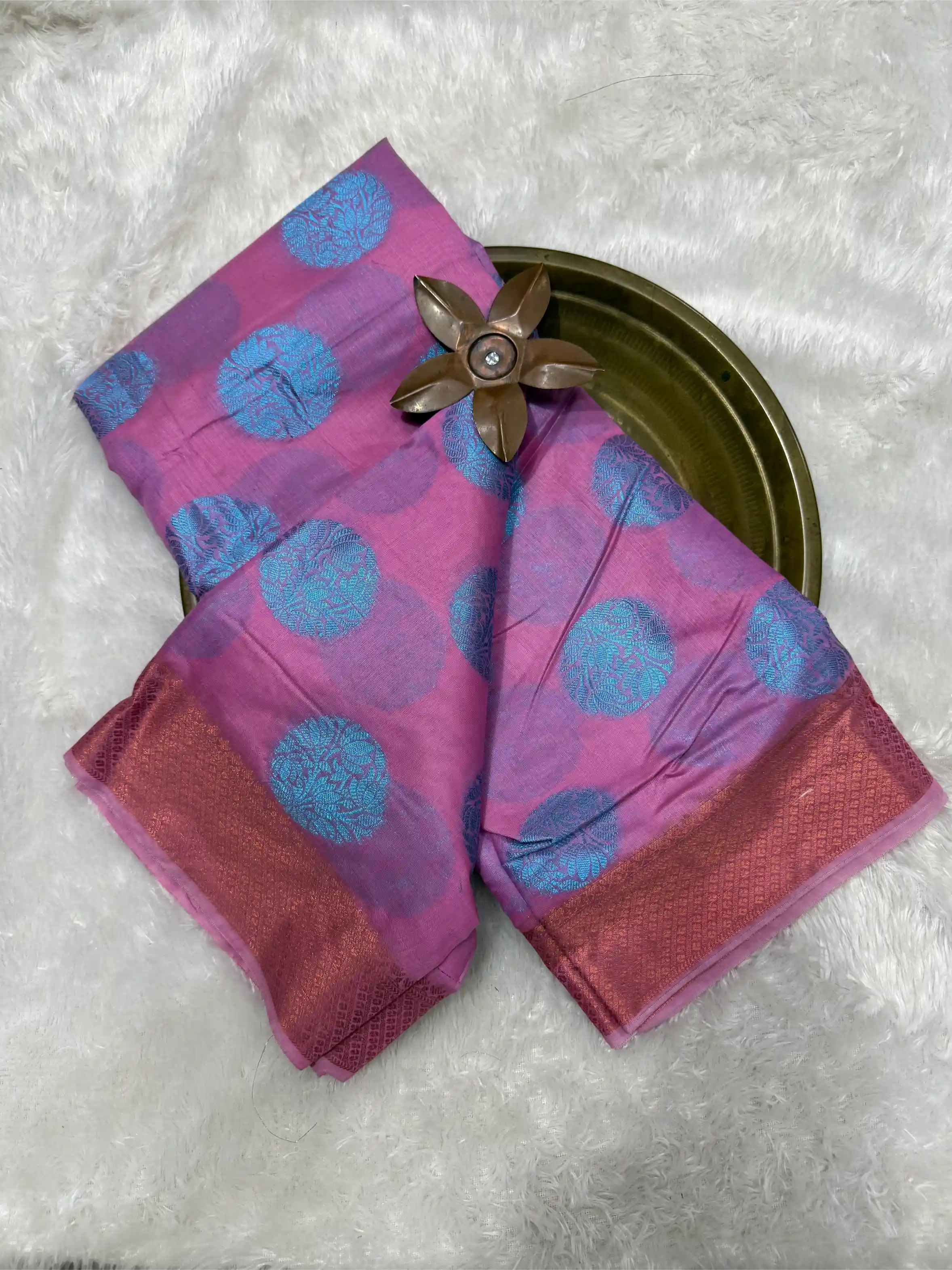 Beautiful Softsilk Embossed Weave Banarasi Saree