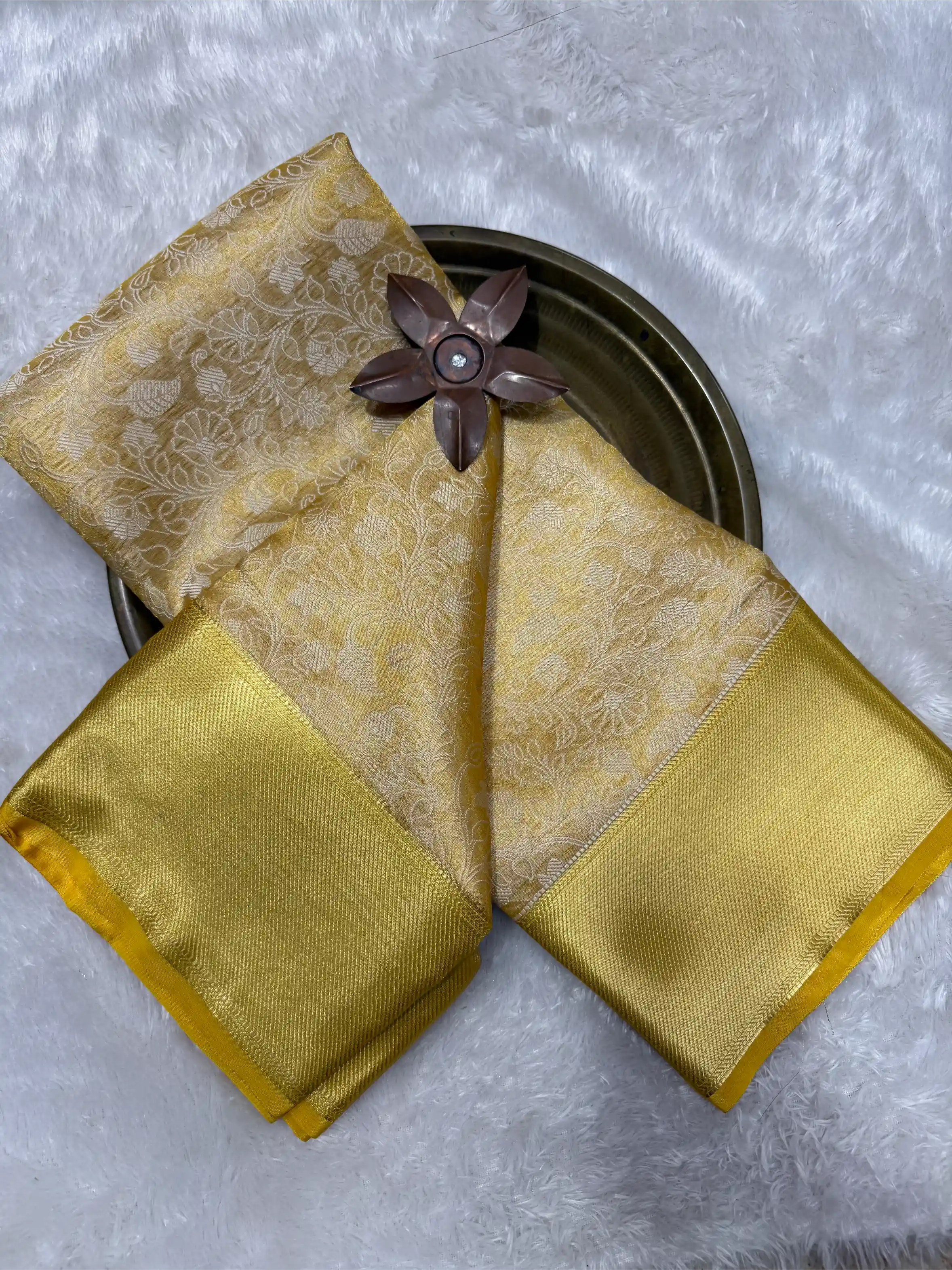 Beautiful Softsilk Embossed Weave Banarasi Saree