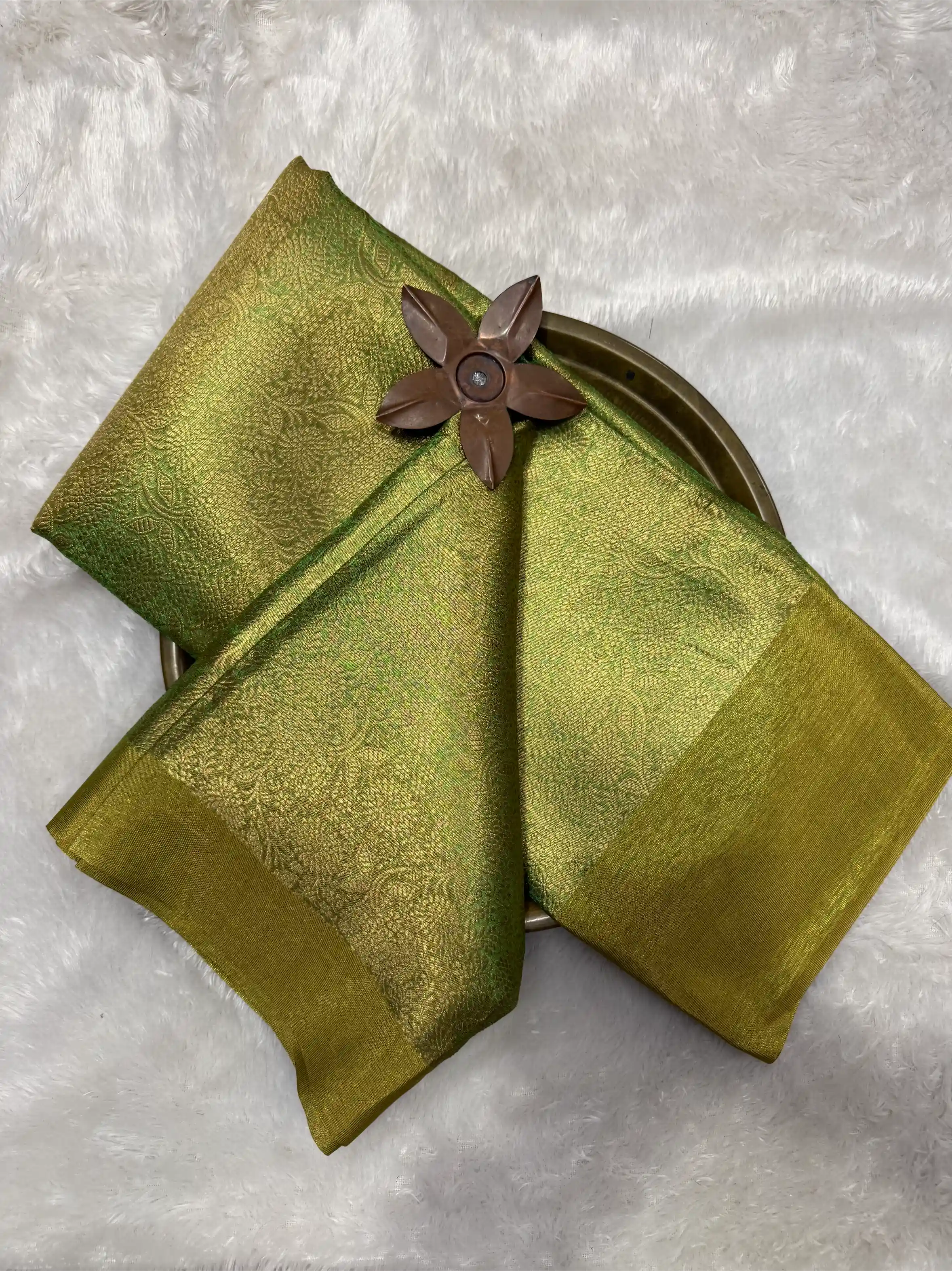 Beautiful Softsilk Embossed Weave Banarasi Saree