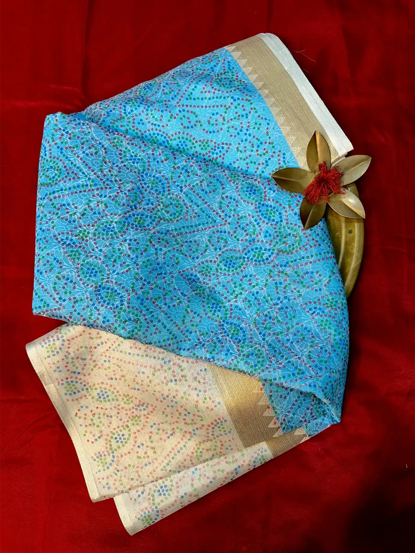 Beautiful Softsilk Traditional Printed Banarasi Saree
