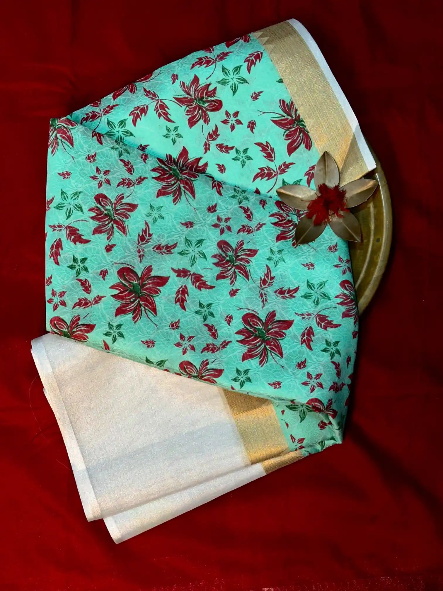 Beautiful Softsilk Traditional Printed Banarasi Saree