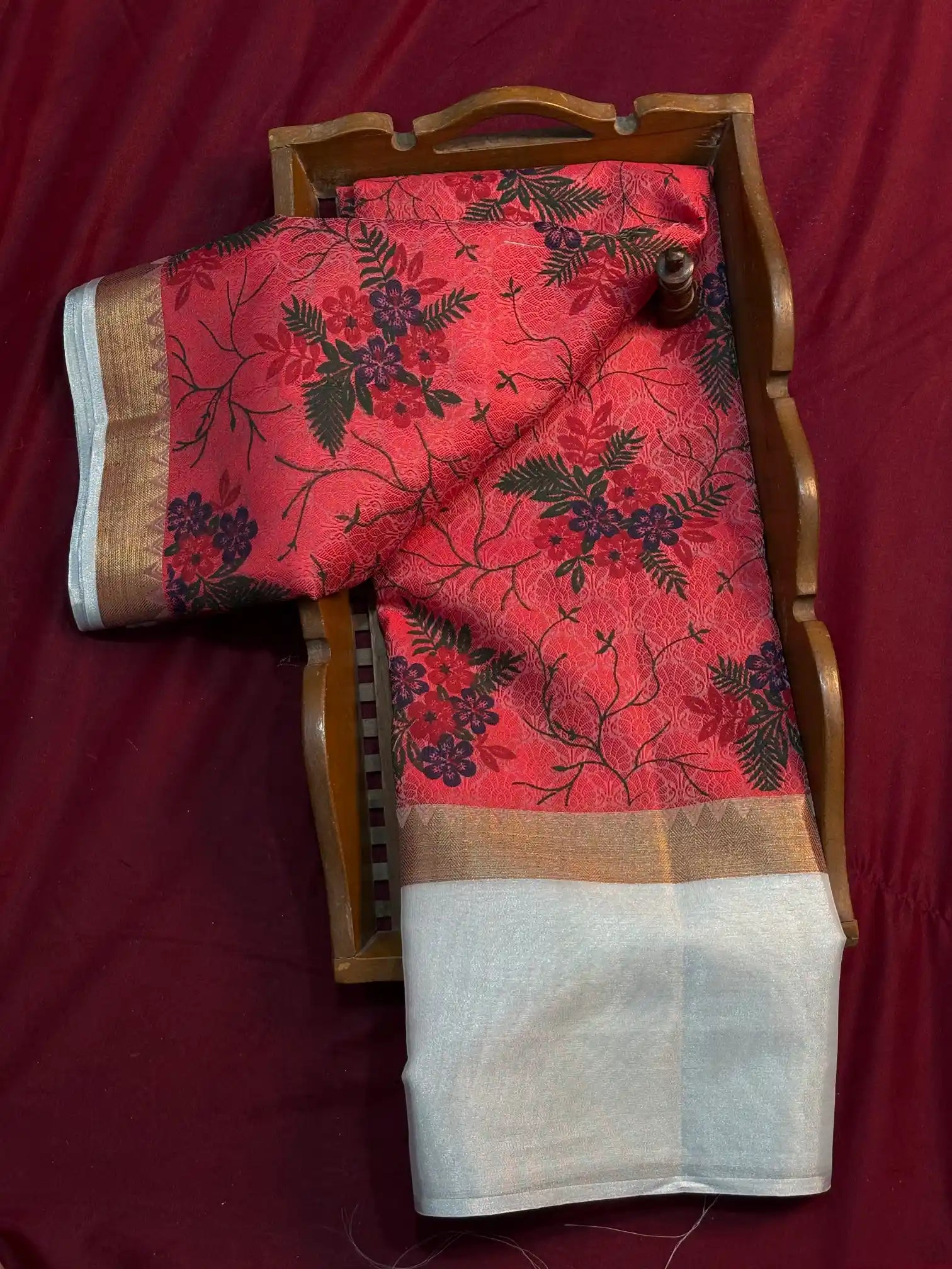 Beautiful Softsilk Traditional Printed Banarasi Saree