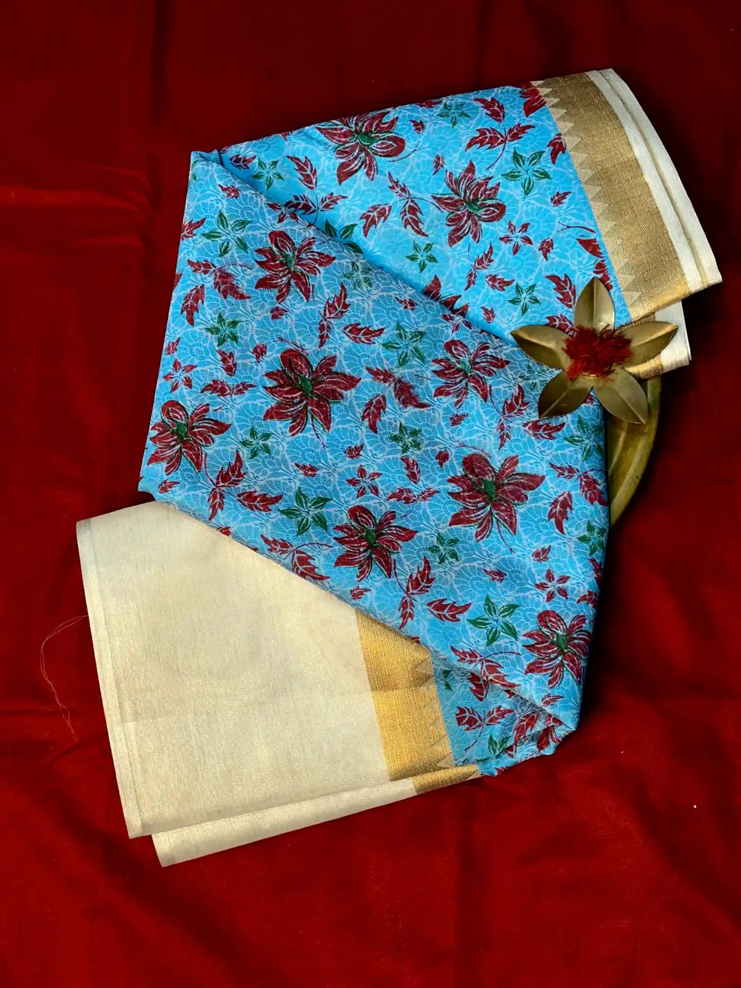 Beautiful Softsilk Traditional Printed Banarasi Saree