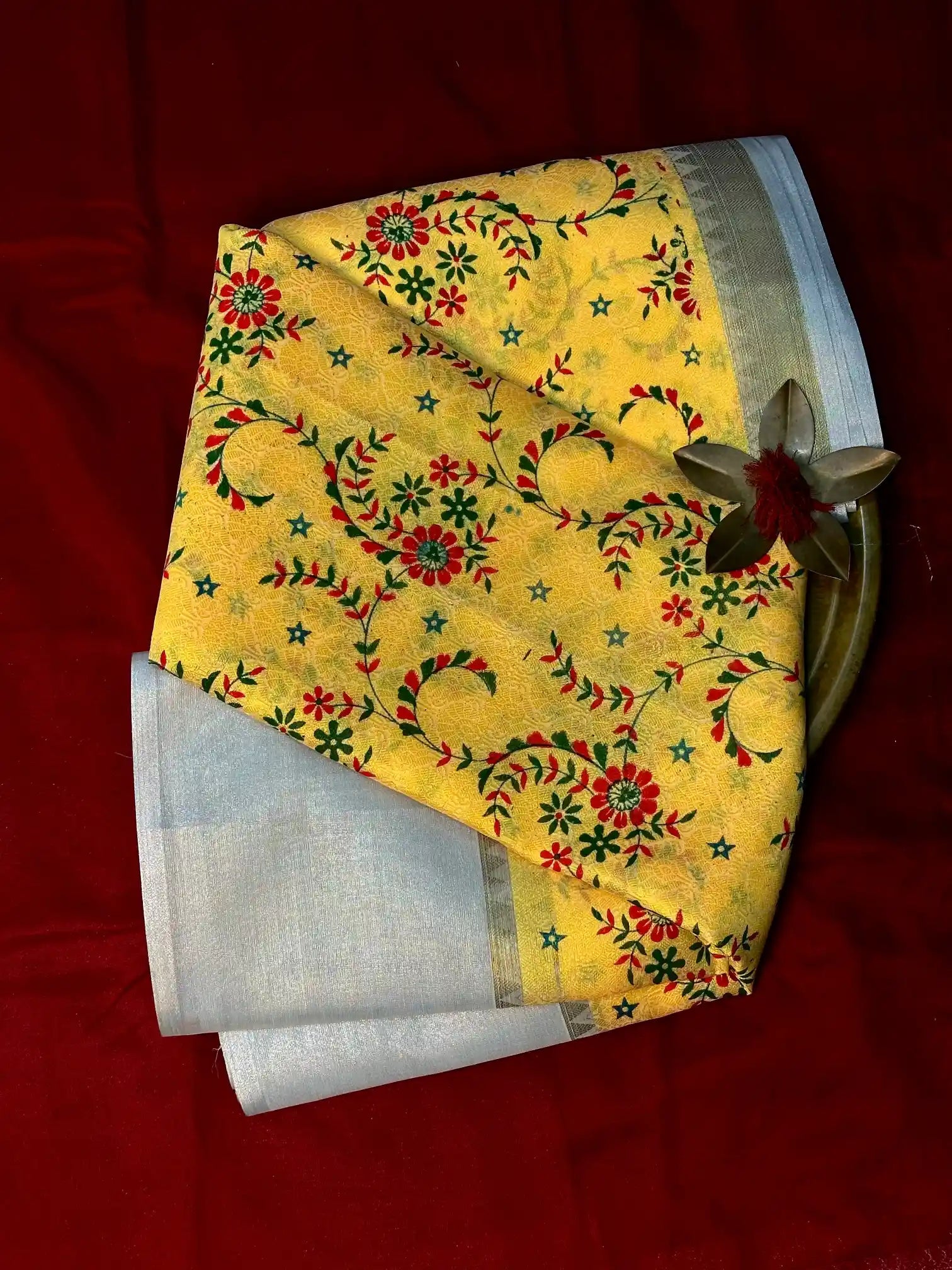 Beautiful Softsilk Traditional Printed Banarasi Saree