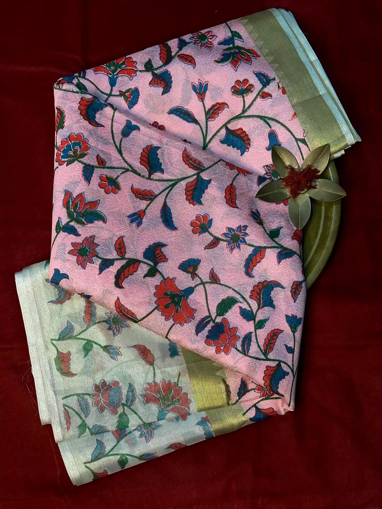 Beautiful Softsilk Traditional Printed Banarasi Saree