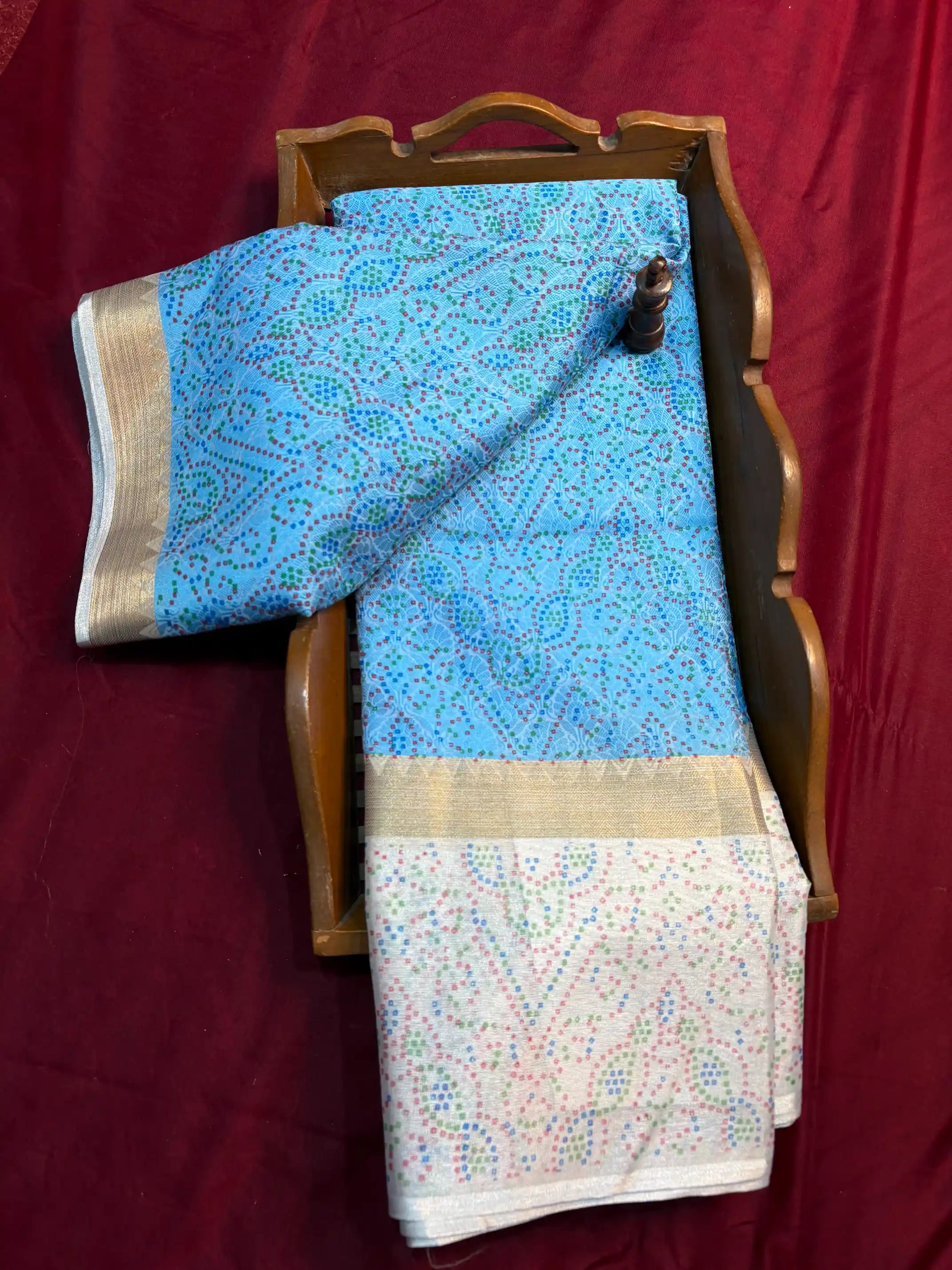 Beautiful Softsilk Traditional Printed Banarasi Saree