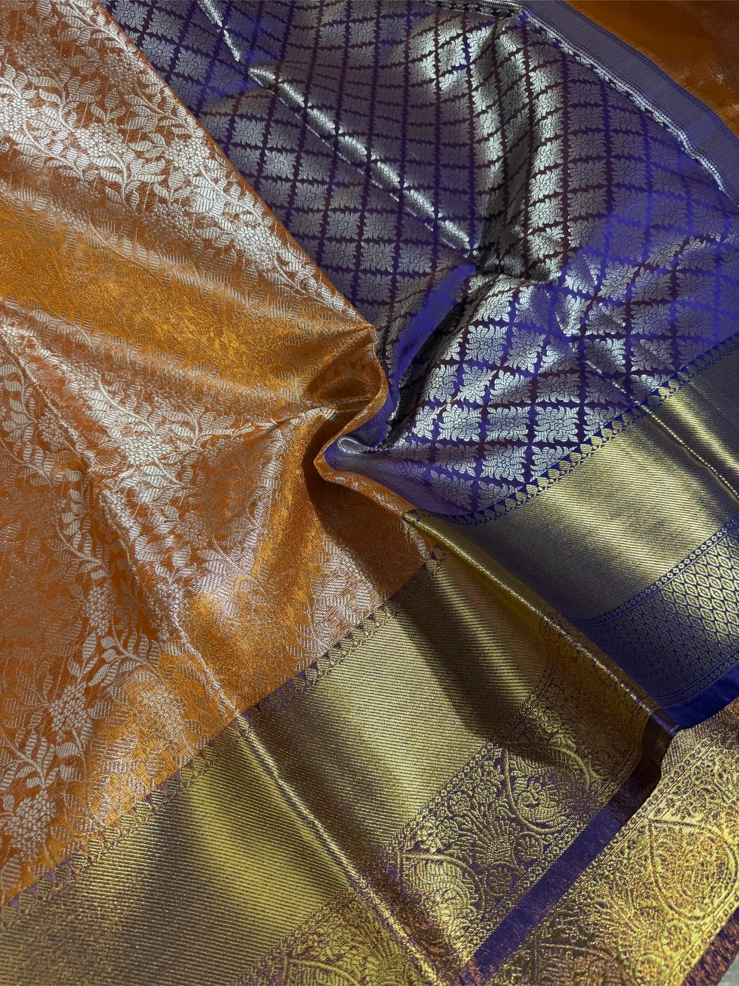Kanjivaram Embossed Tissue Banarasi Saree