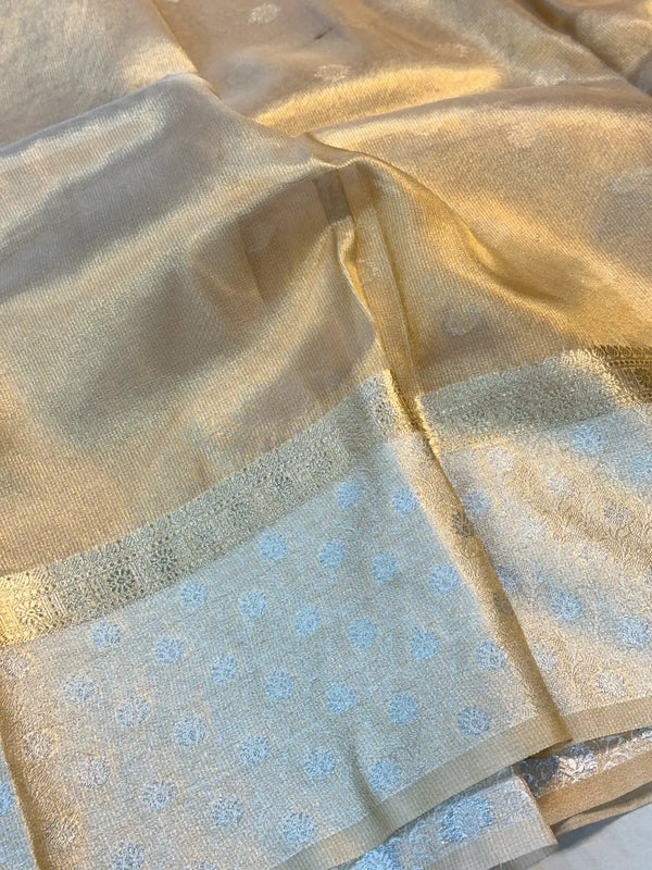 Copper Tissue Silk Traditional Banarasi Saree