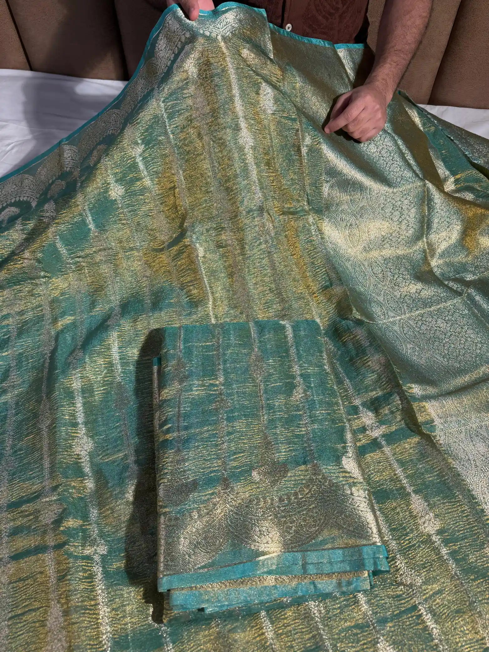 Crush Tissue Silk Saree