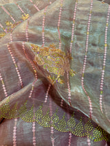 Designer Tissue Shimmery Sequin Saree