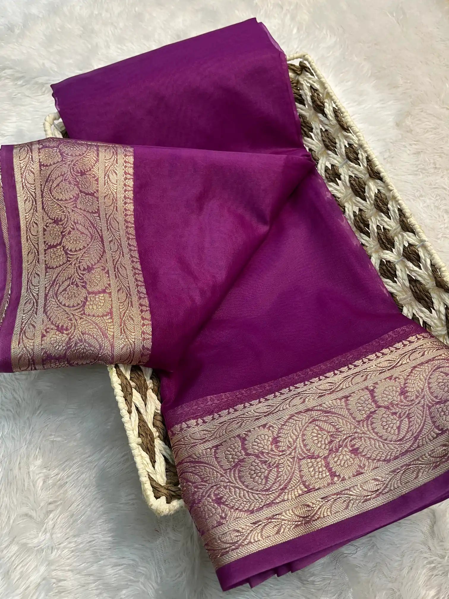 Eccentric Soft Silk Designer Banarasi Saree
