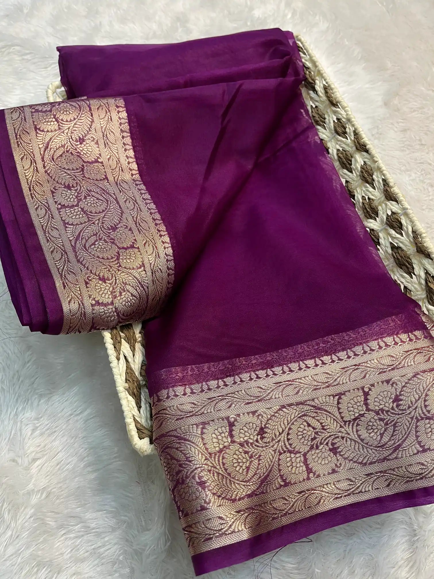 Eccentric Soft Silk Designer Banarasi Saree