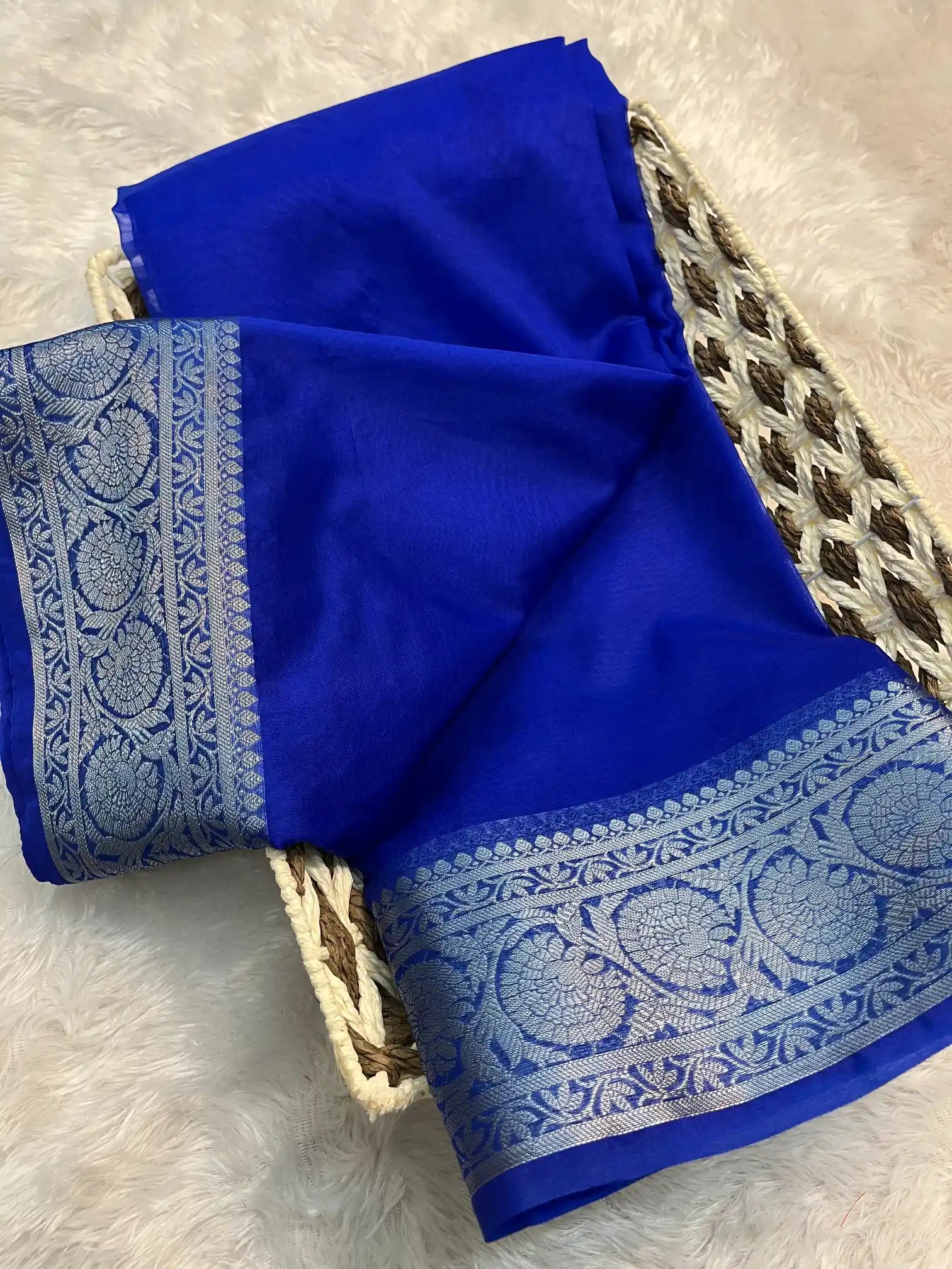 Eccentric Soft Silk Designer Banarasi Saree