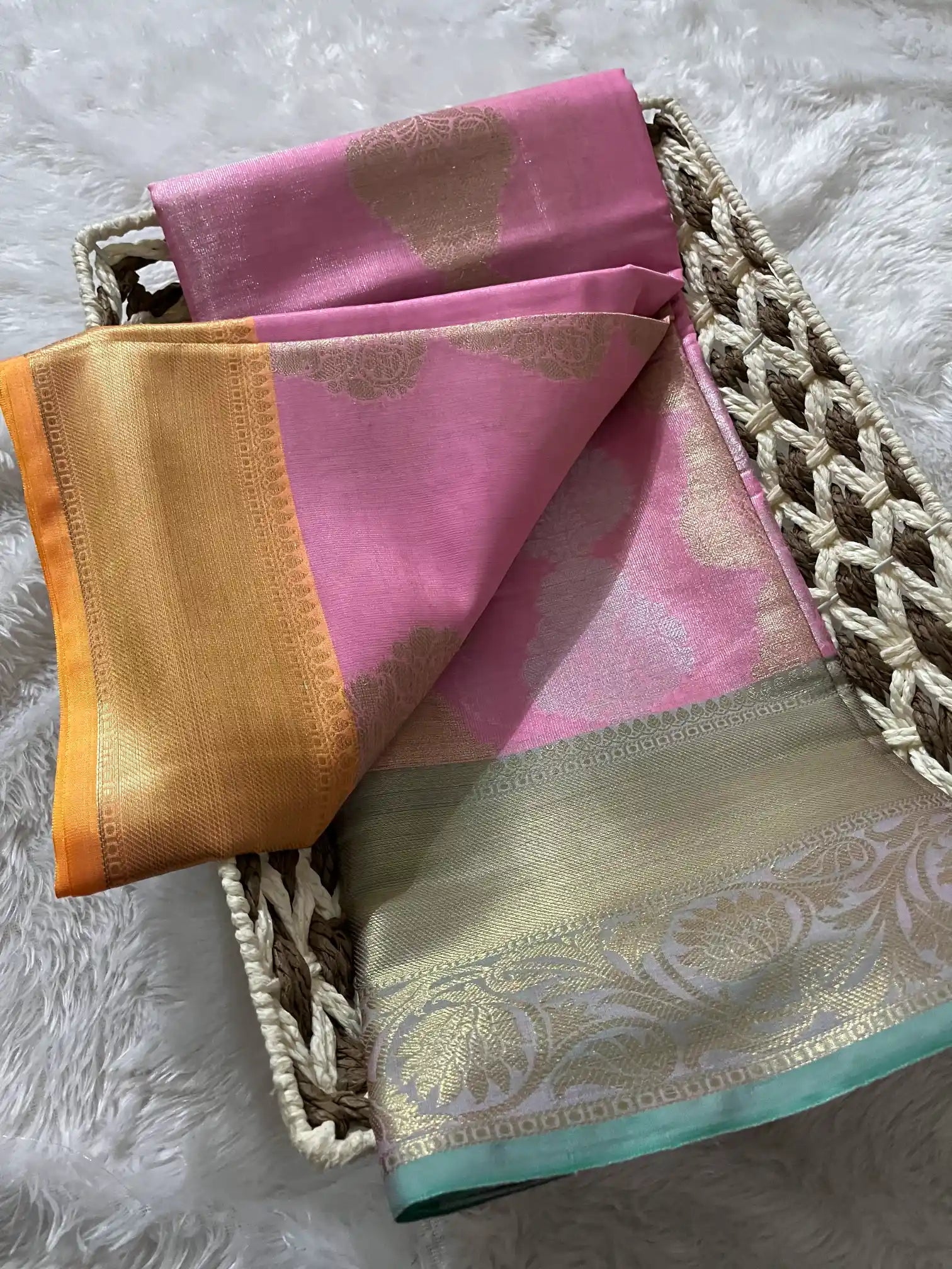Eccentric Soft Silk Designer Banarasi Saree