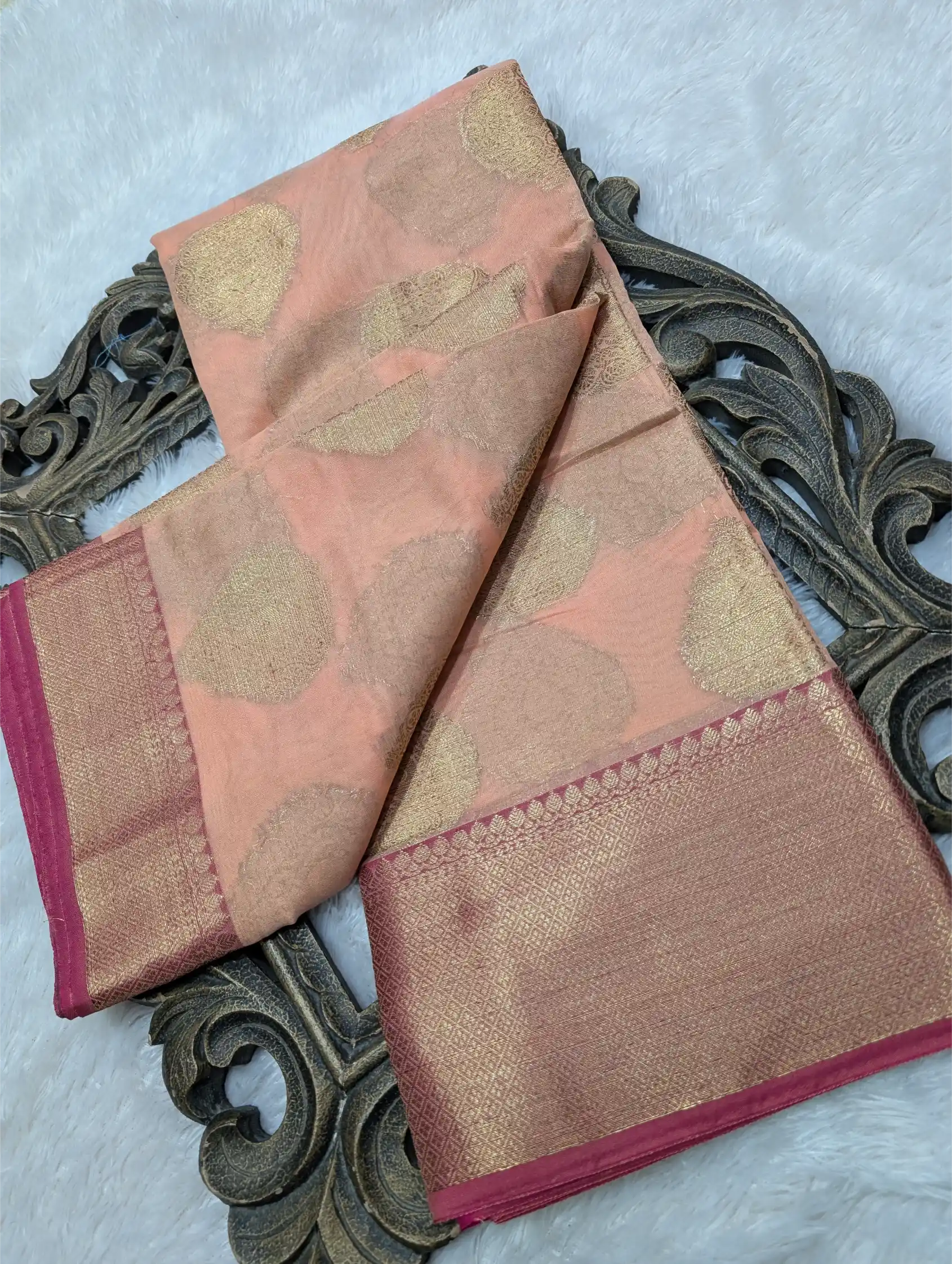 Eccentric Soft Silk Jacquard Weave Banarasi Saree