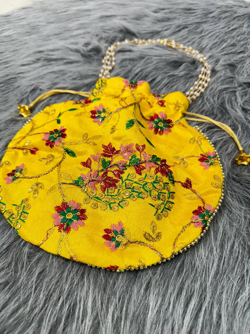 Embroidered Women's Potli Bags