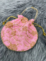 Embroidered Women's Potli Bags