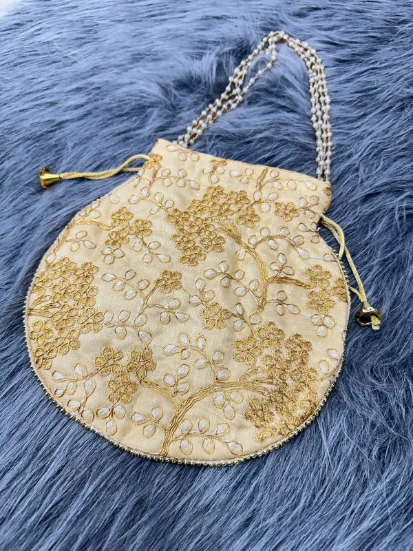 Embroidered Women's Potli Bags