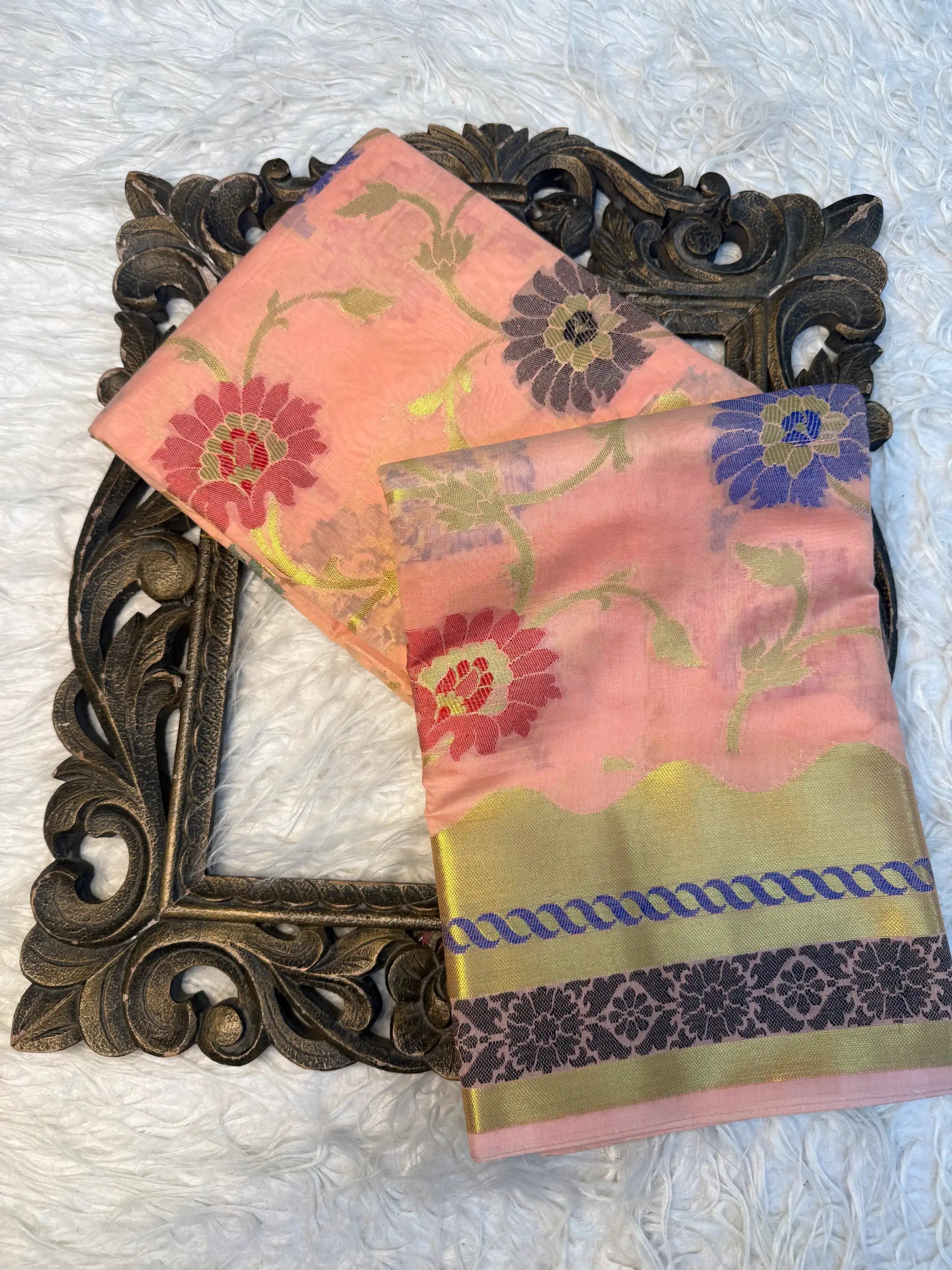 Contemporary Weave Softsilk Heritage Banarasi Saree