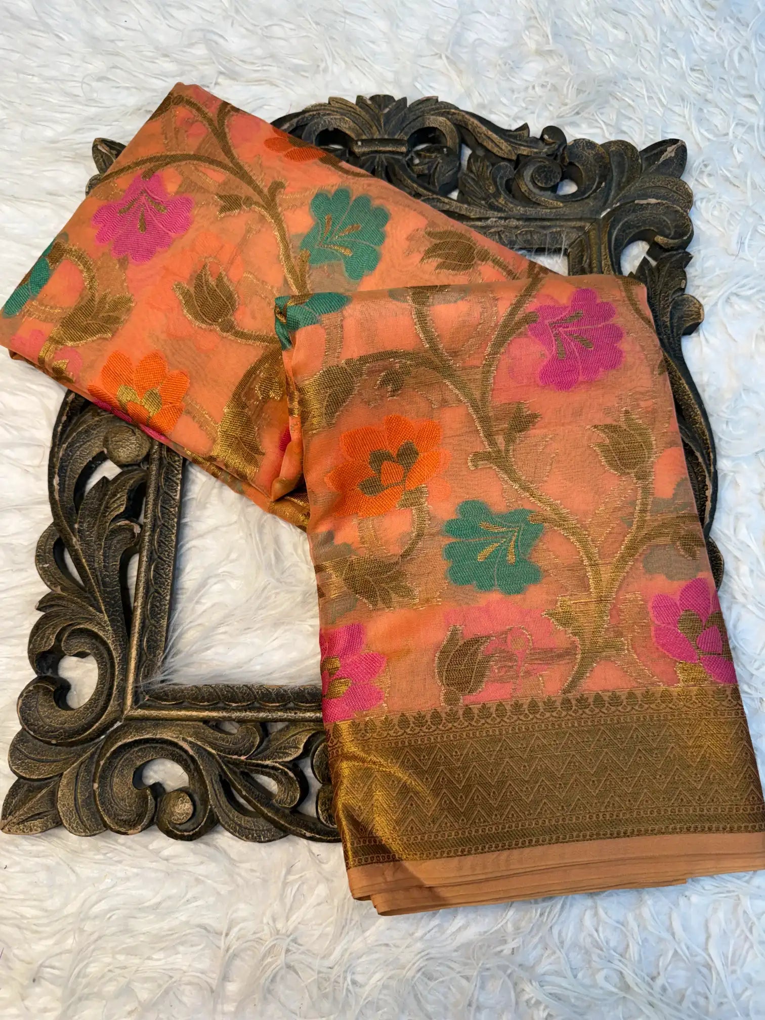 Contemporary Weave Softsilk Heritage Banarasi Saree