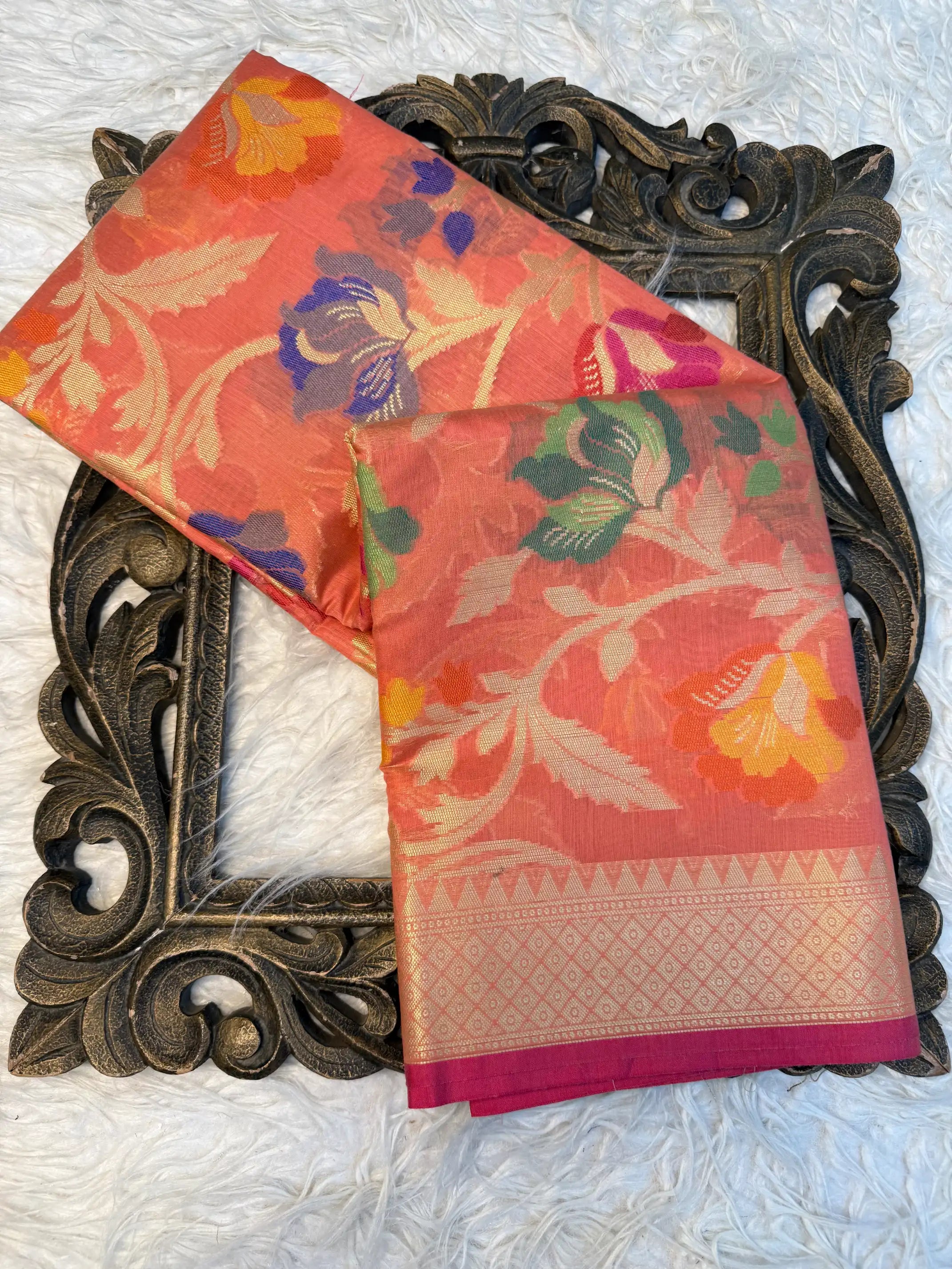 Traditional Weave Softsilk Banarasi Saree