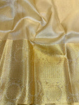 Golden Kota Tissue Silk Jacquard Banarasi Saree