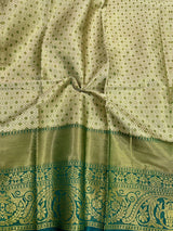 Green Kanjeevaram Tissue Silk Meenakari Banarasi Saree