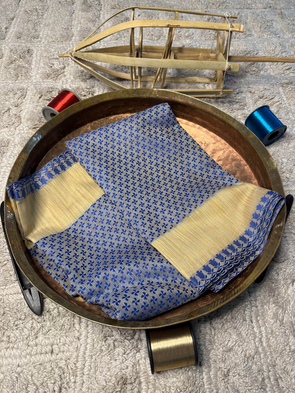 Eccentric zari weave Softsilk Banarasi Saree