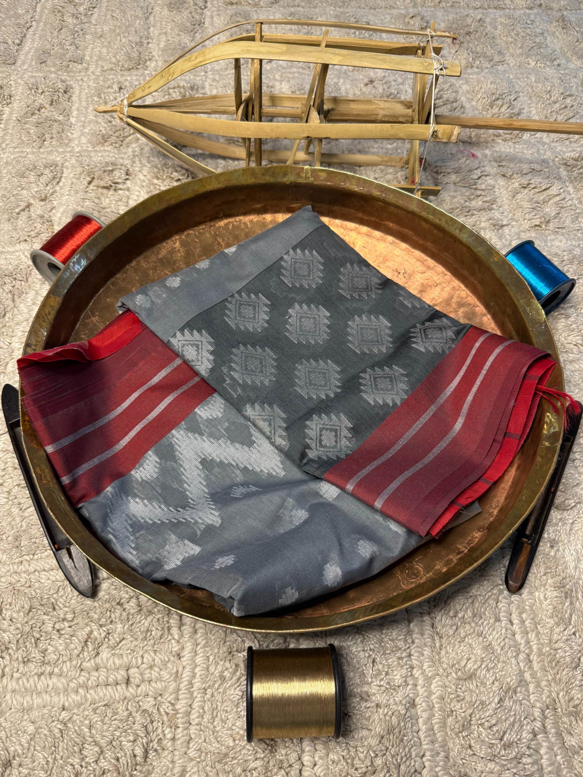 Eccentric zari weave Softsilk Banarasi Saree