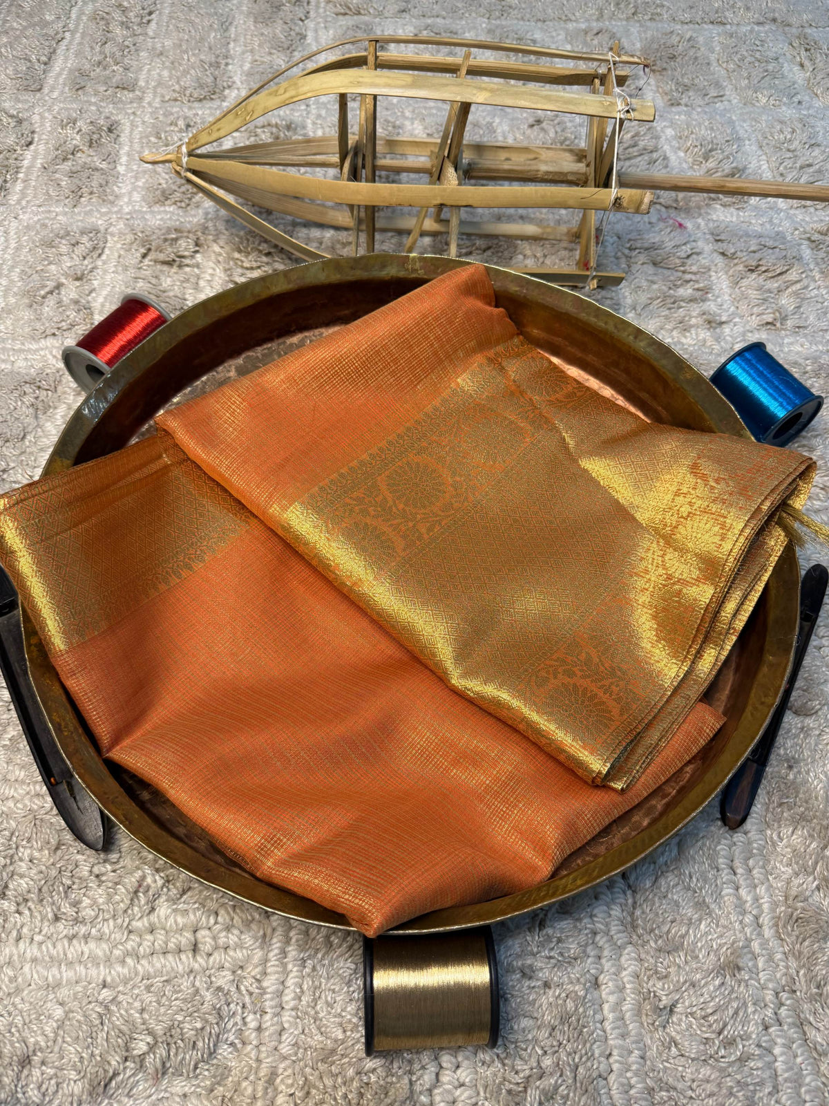 Eccentric zari weave Softsilk Banarasi Saree
