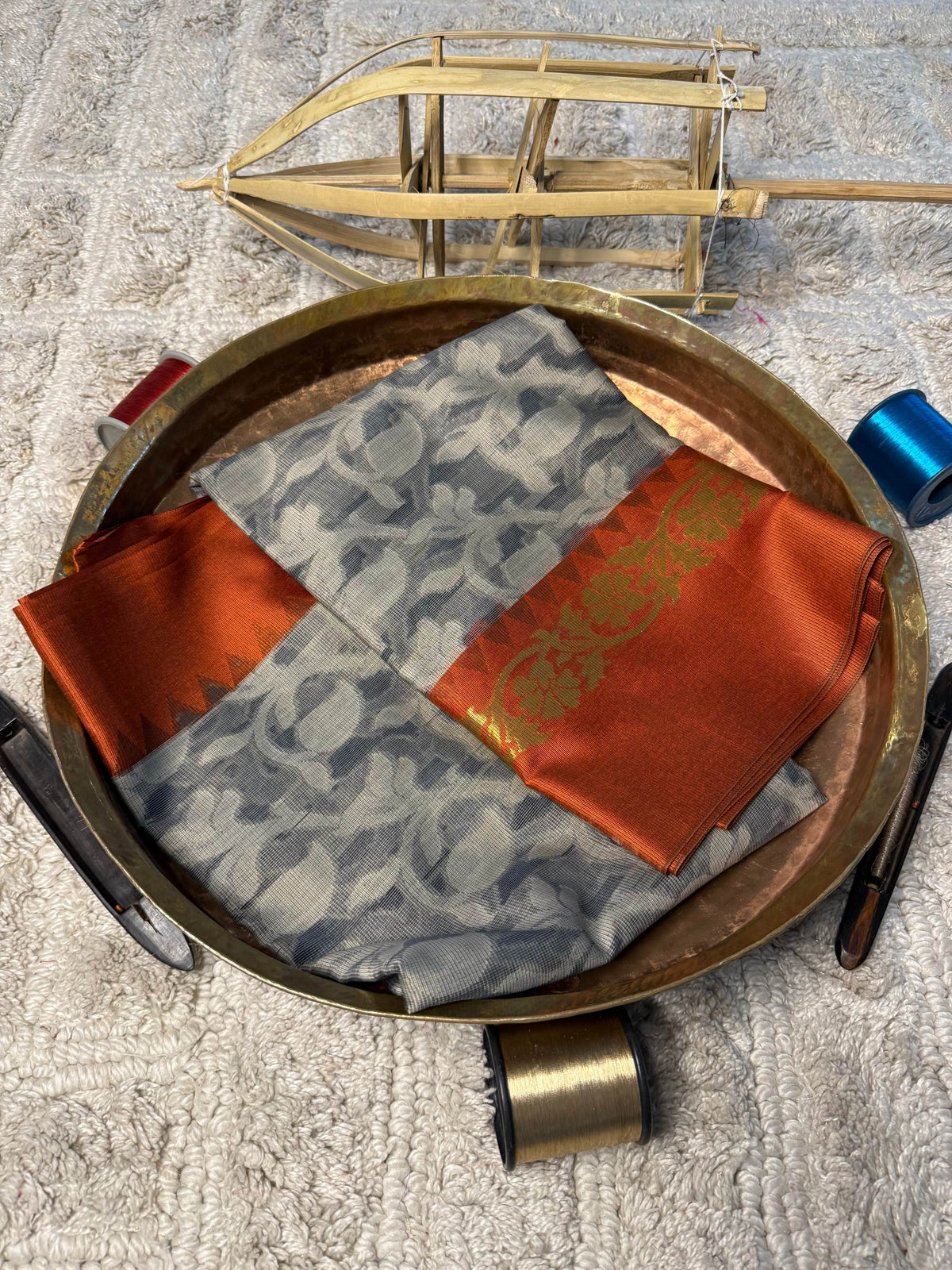 Eccentric zari weave Softsilk Banarasi Saree