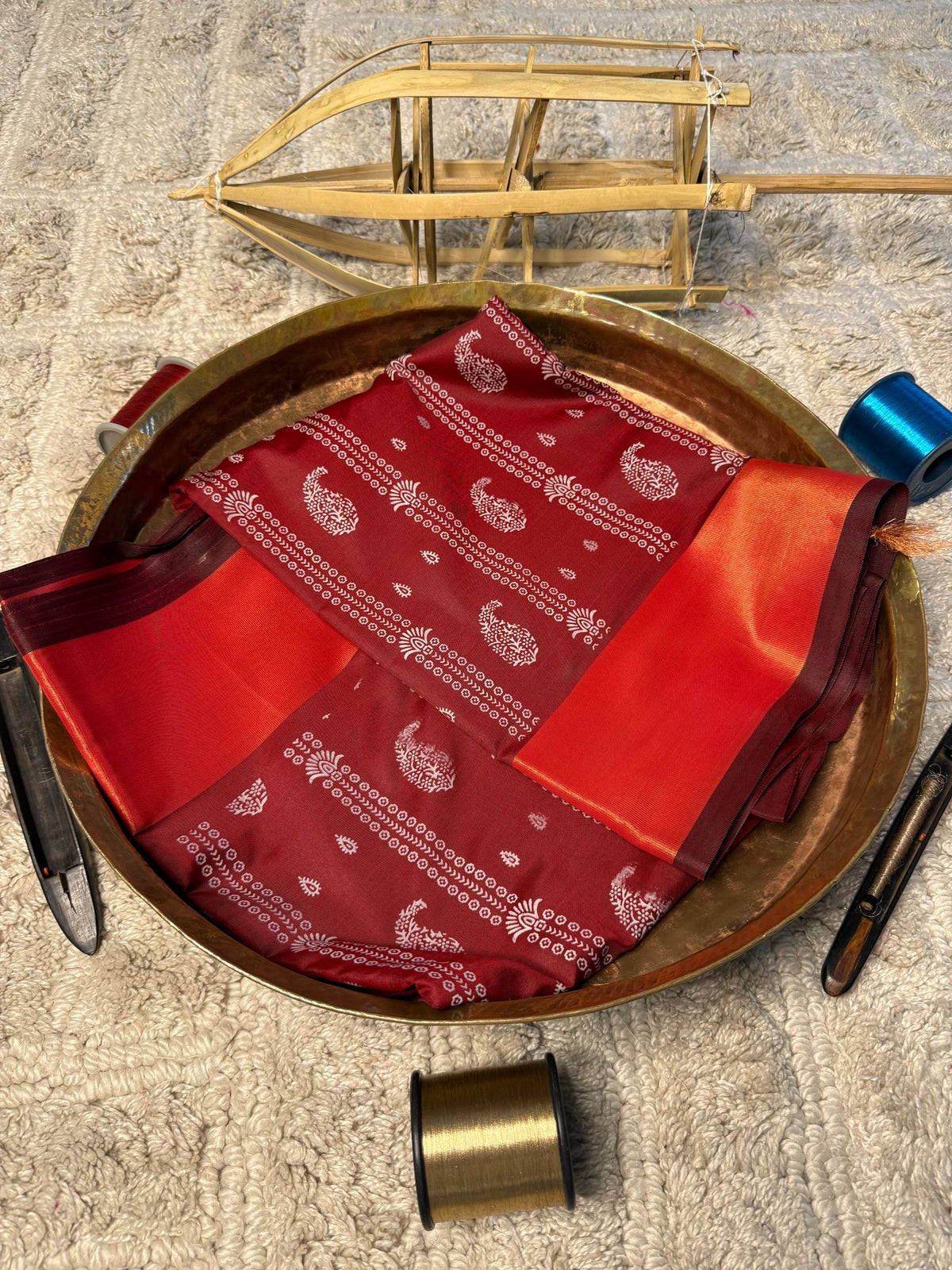 Eccentric zari weave Softsilk Banarasi Saree