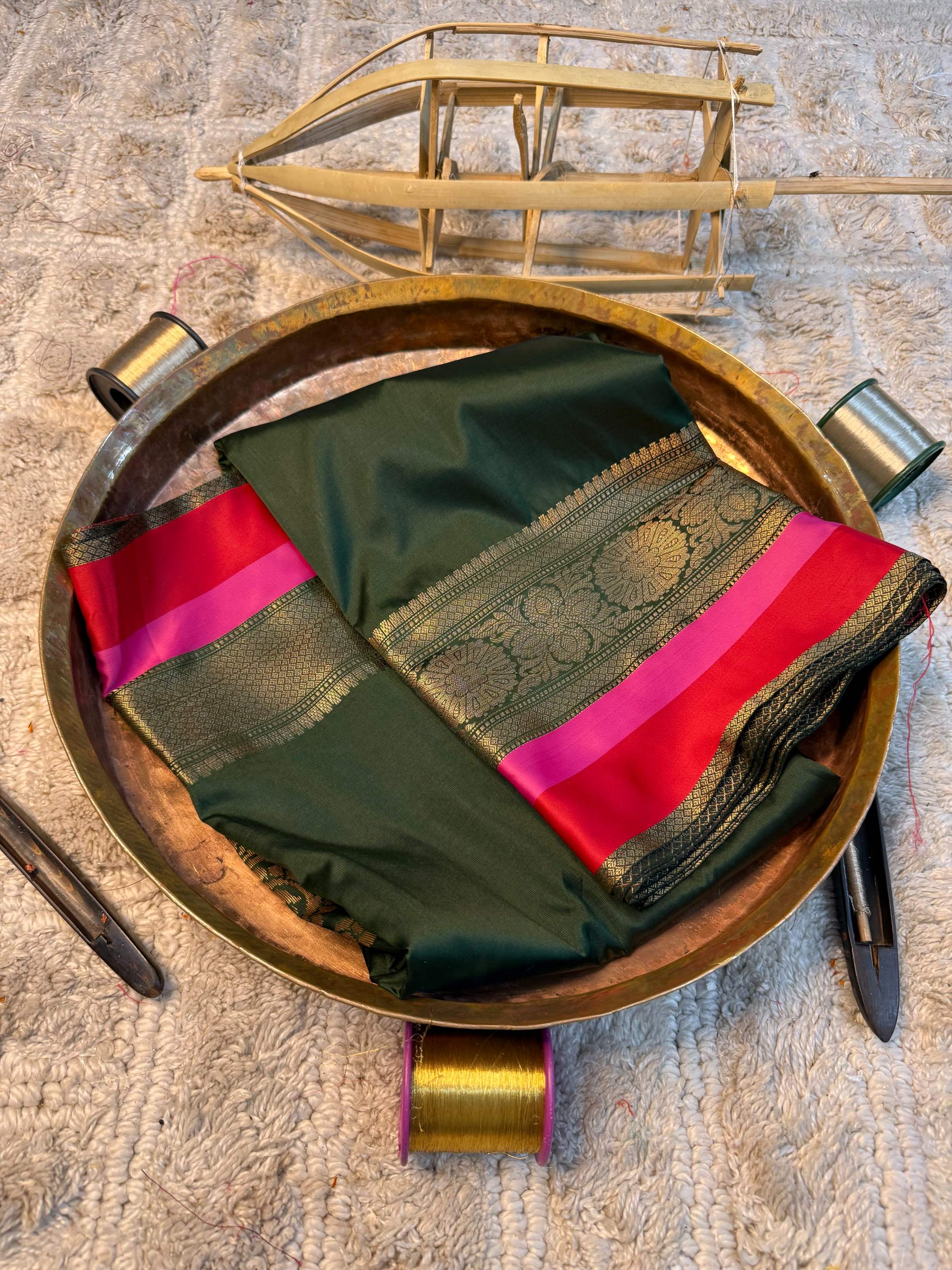 Heritage Soft Banarasi Silk Rich Zari Work Saree