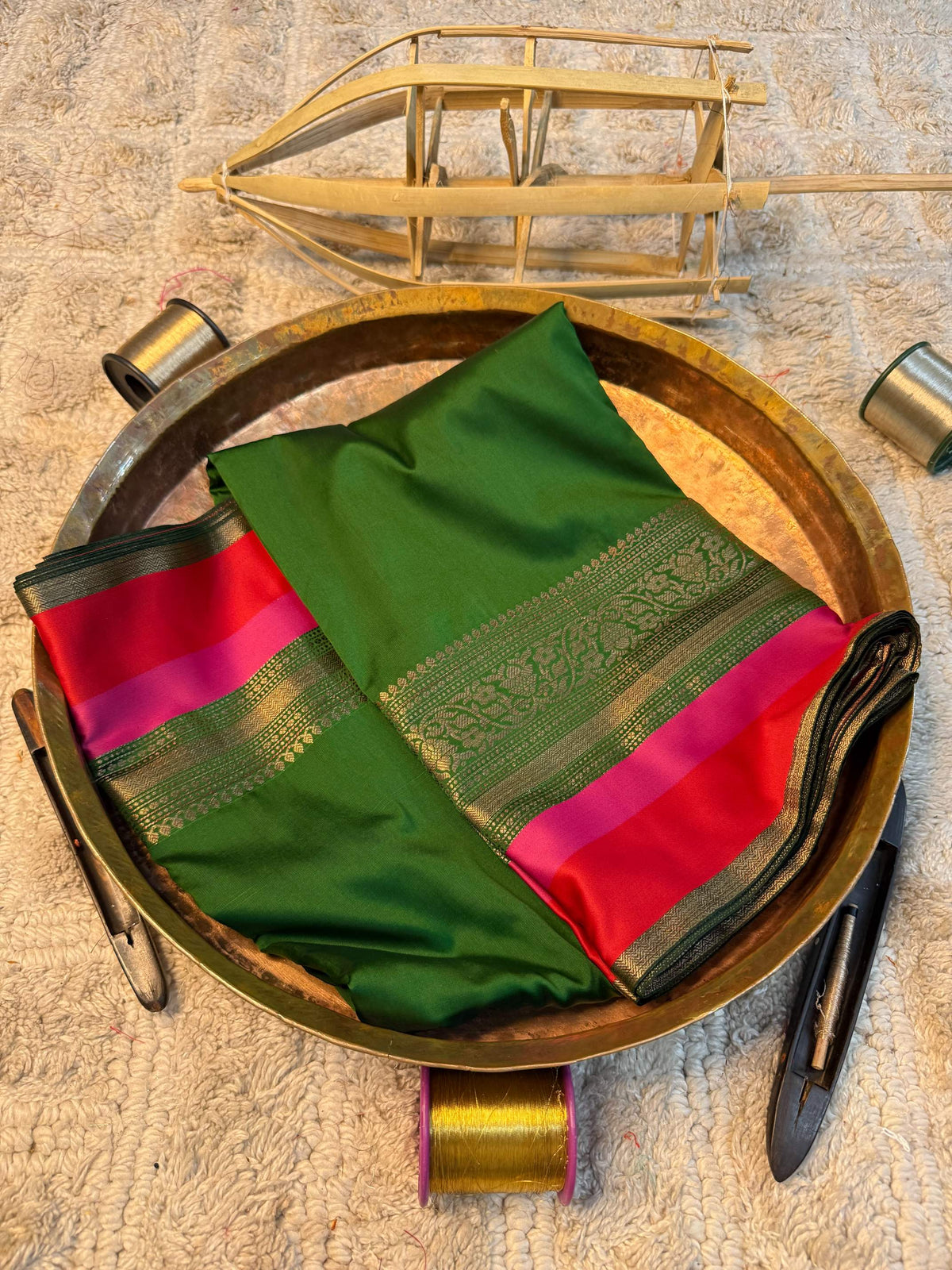 Heritage Soft Banarasi Silk Rich Zari Work Saree