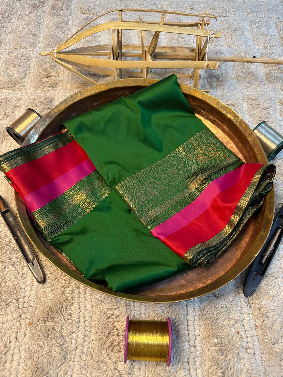 Heritage Soft Banarasi Silk Rich Zari Work Saree