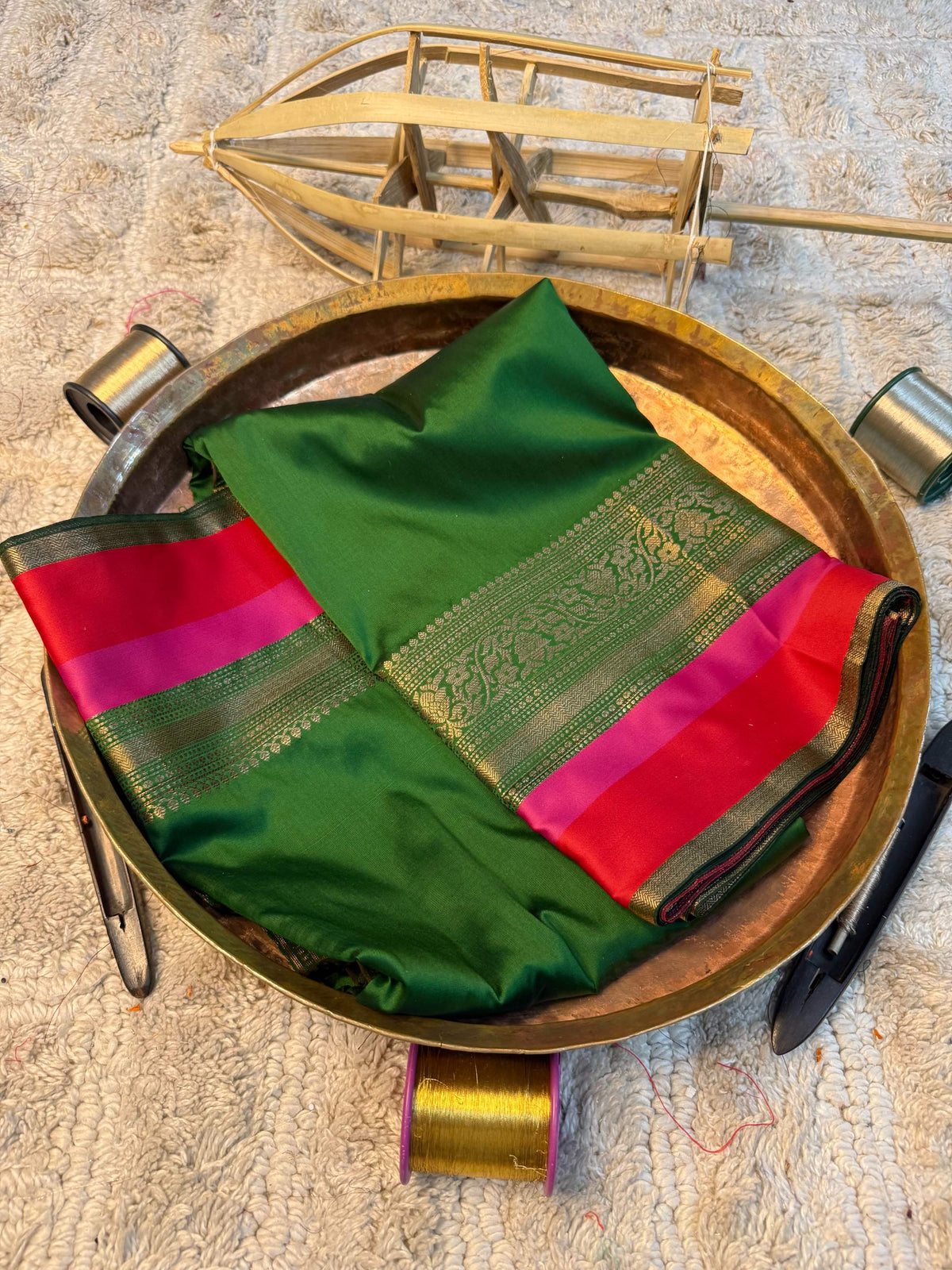 Heritage Soft Banarasi Silk Rich Zari Work Saree